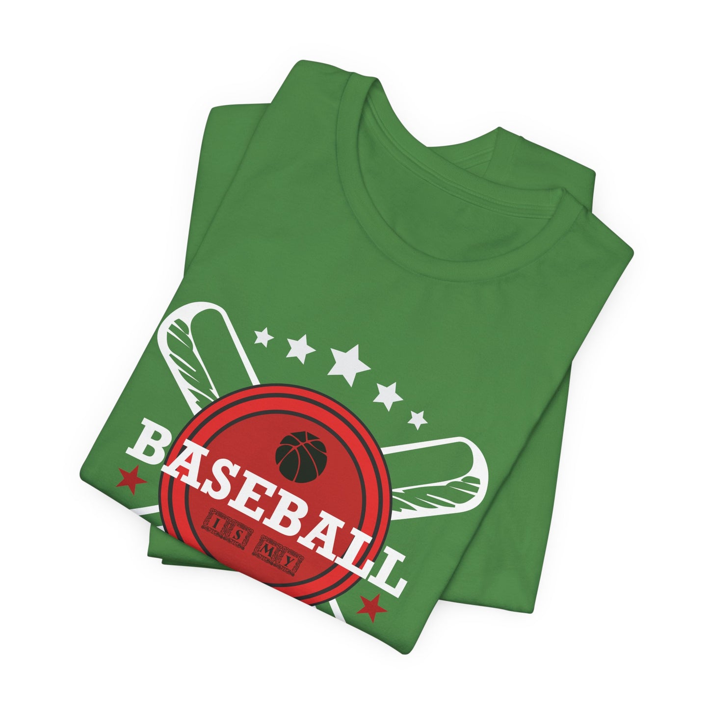 Baseball: Happy Place - Unisex Jersey Short Sleeve Tee