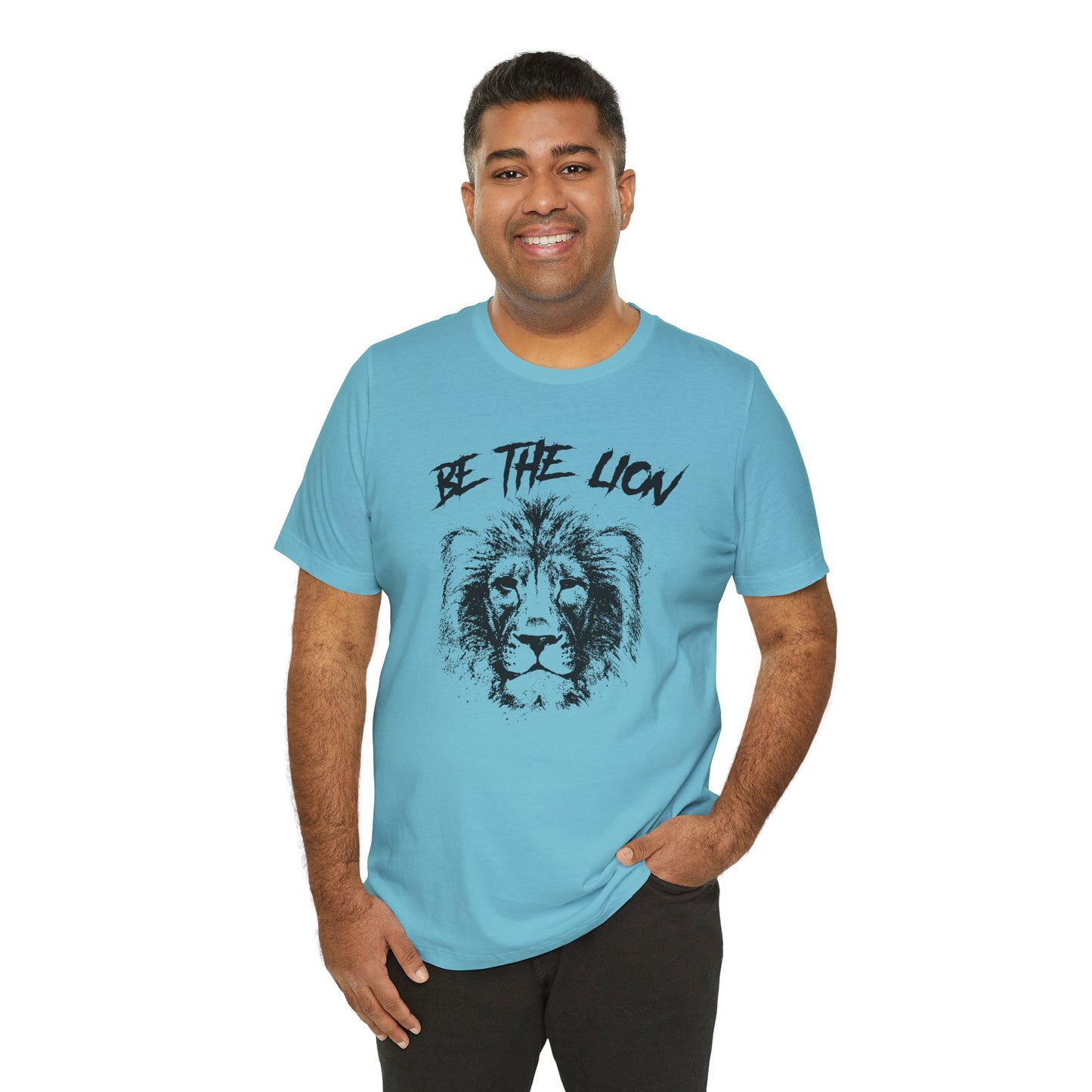 Gym: Be The Lion - Unisex Jersey Short Sleeve Tee