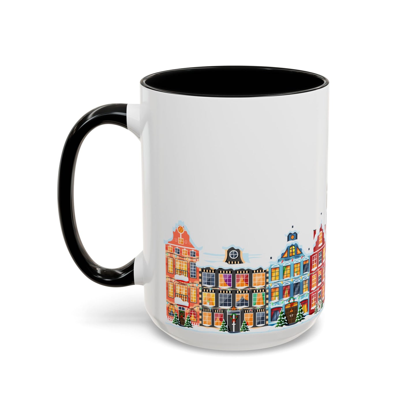 Christmas Houses - Accent Coffee Mug (11, 15oz) - 10438