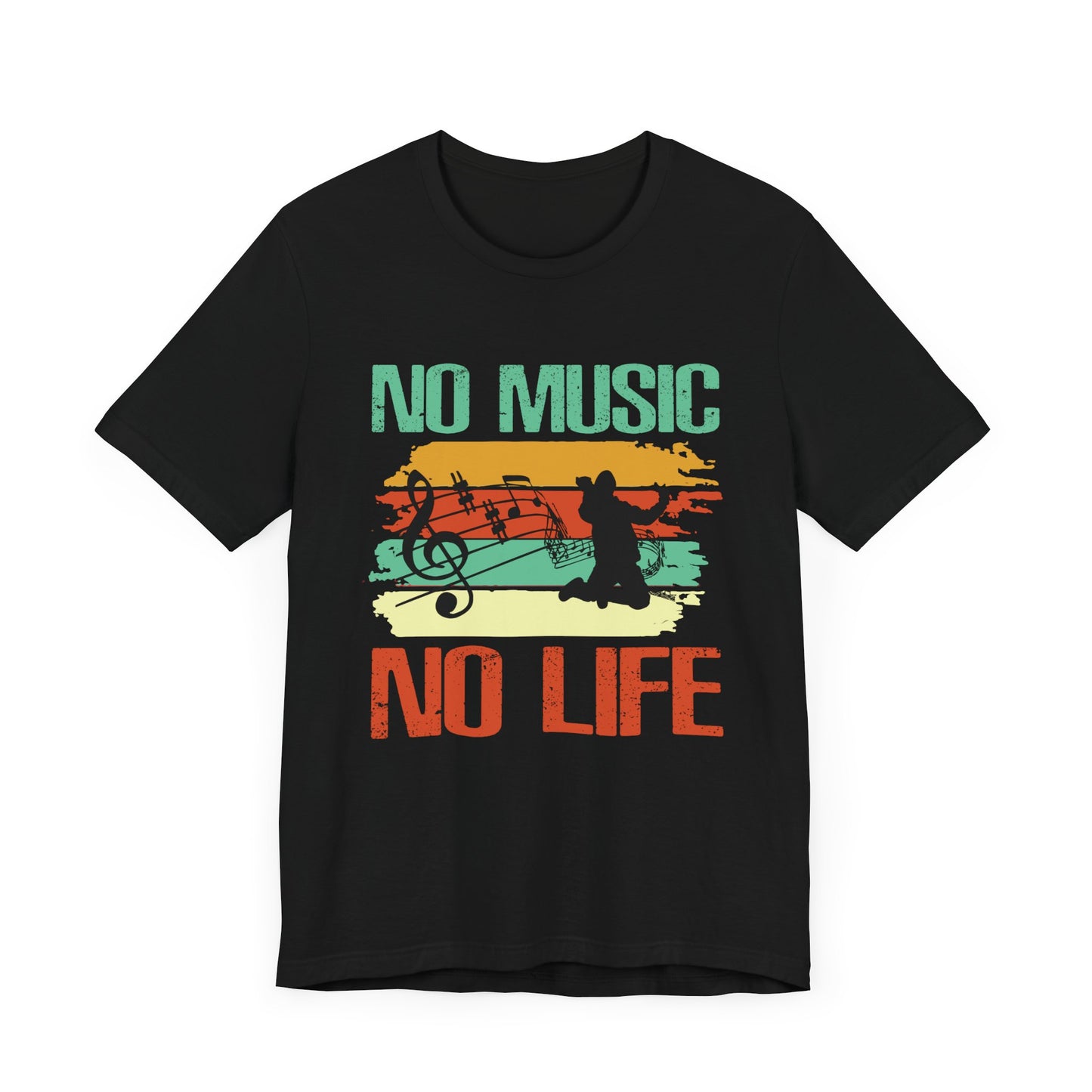 No Music No Life - Unisex Jersey Short Sleeve Tee