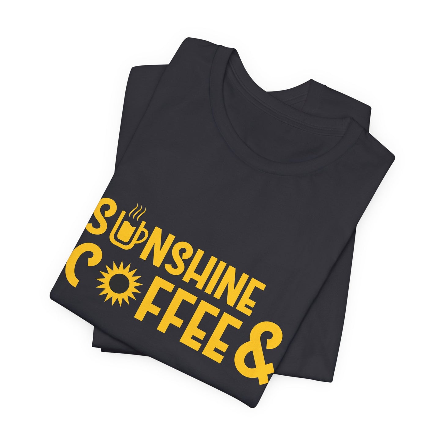 Sunshine & Coffee - Unisex Jersey Short Sleeve Tee