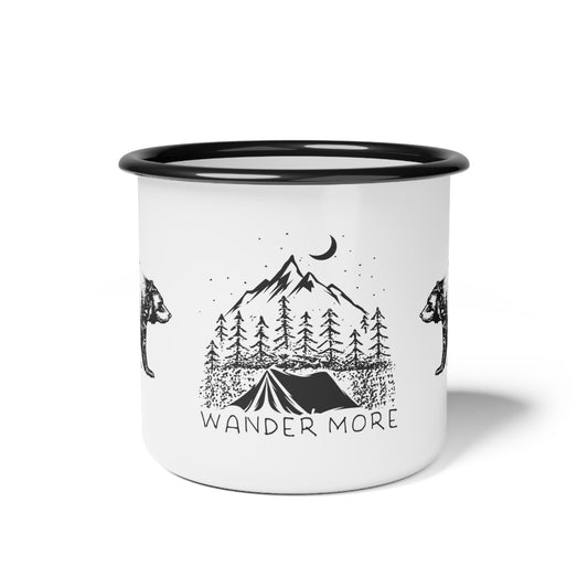 Wander More - Enamel Camp Cup