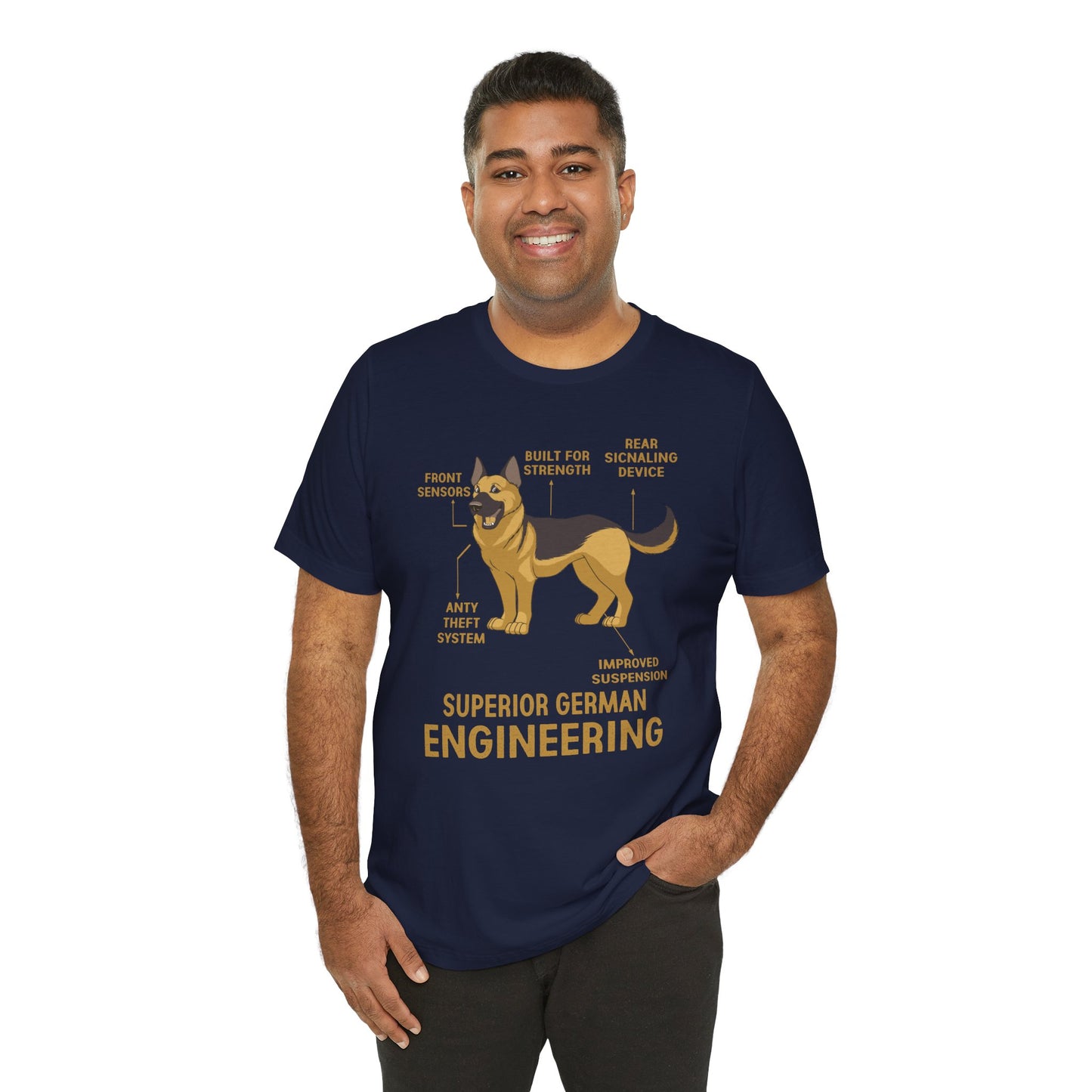 Engineer: Superior German Engineering - Unisex Jersey Short Sleeve Tee