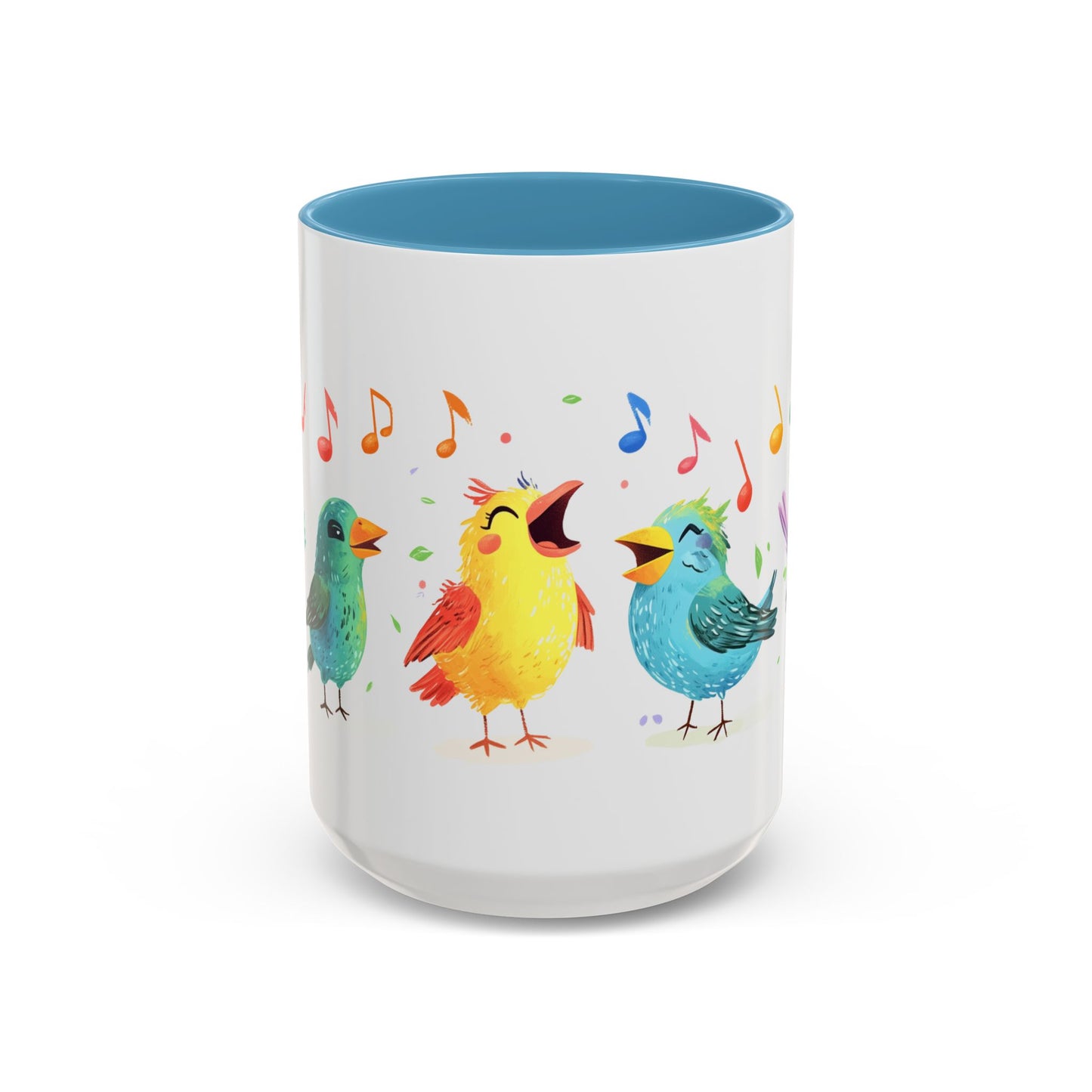 Colorful Birds - Accent Coffee Mug (11, 15oz)