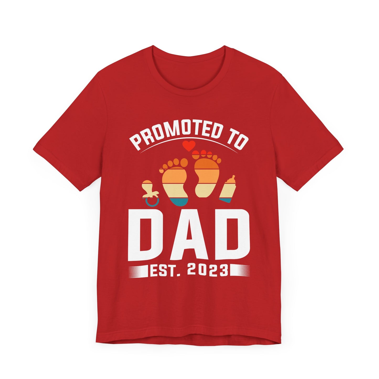 Promoted To Dad - Unisex Jersey Short Sleeve Tee - 13741