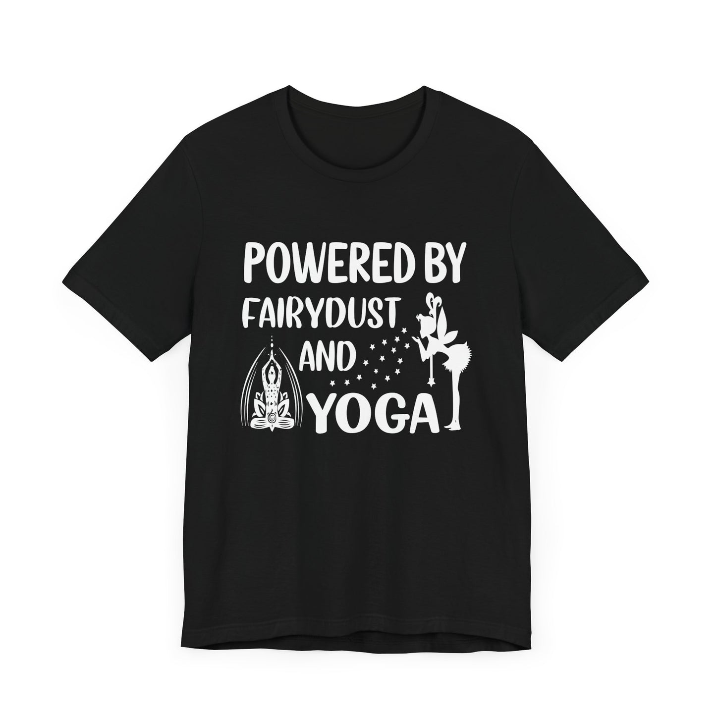 Powered By Fairydust & Yoga - Unisex Jersey Short Sleeve Tee