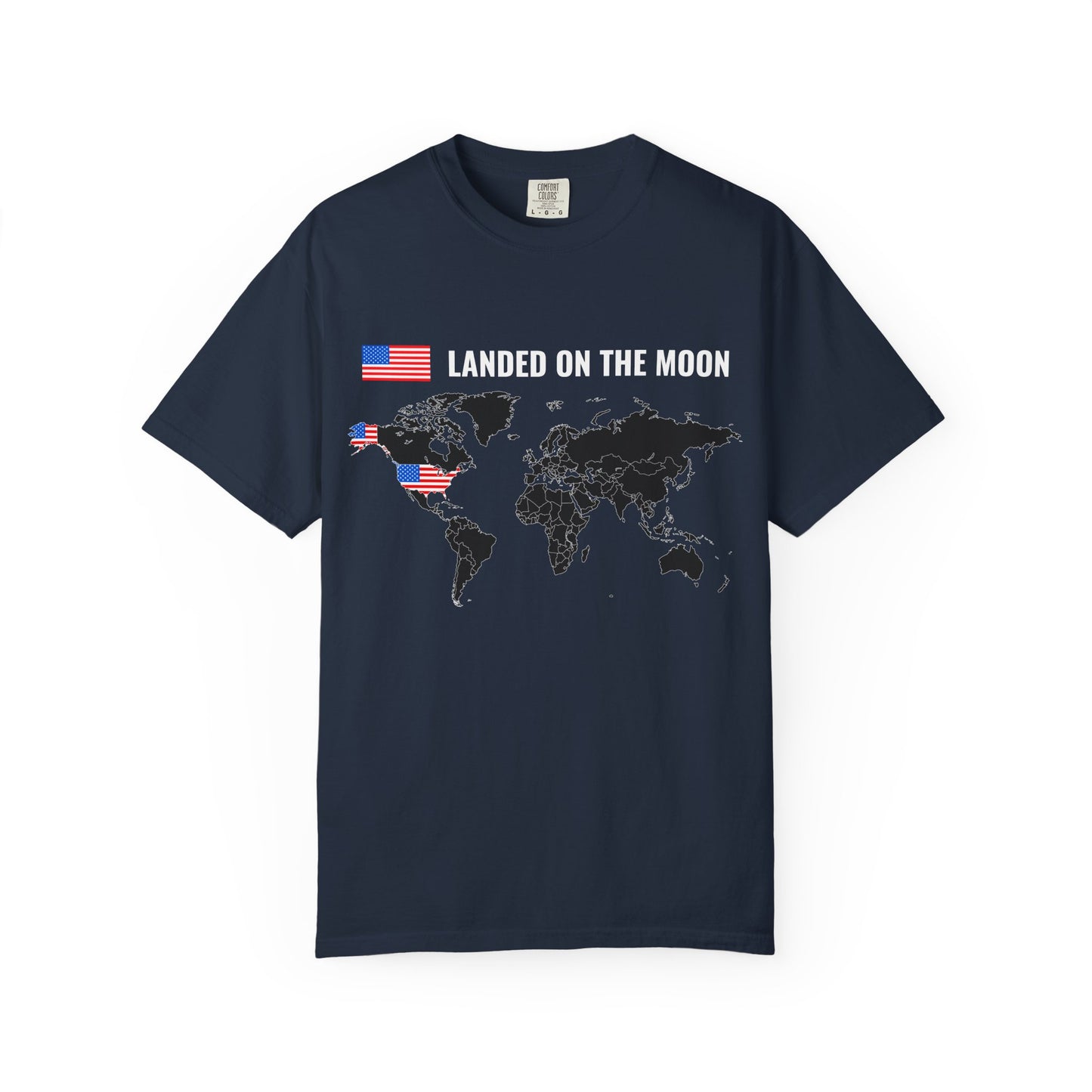 USA, Moon Landing Unisex T-Shirt | Vintage Space Vibe, July 4th - 13735