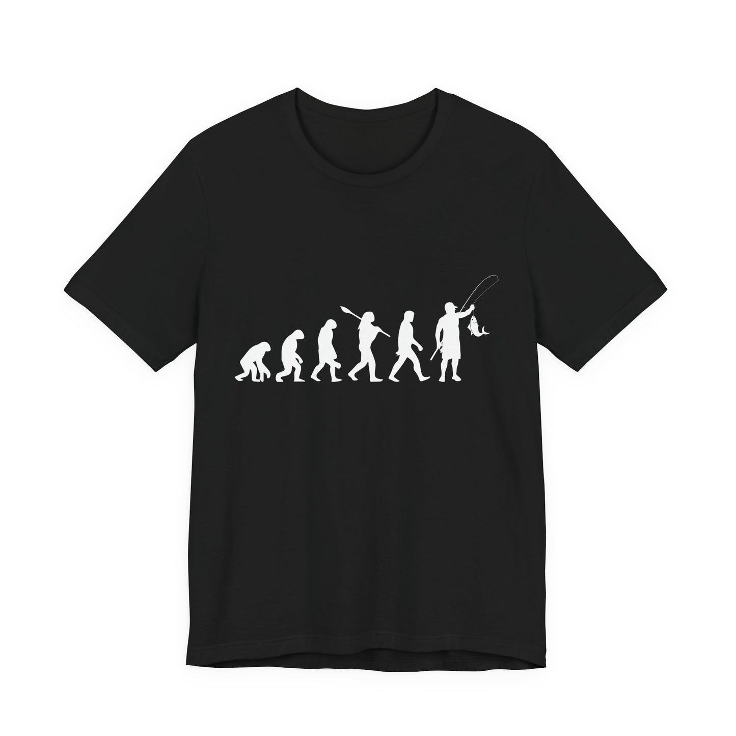 Fishing:  The Evolution of Angling - Unisex Jersey Short Sleeve Tee - 14134
