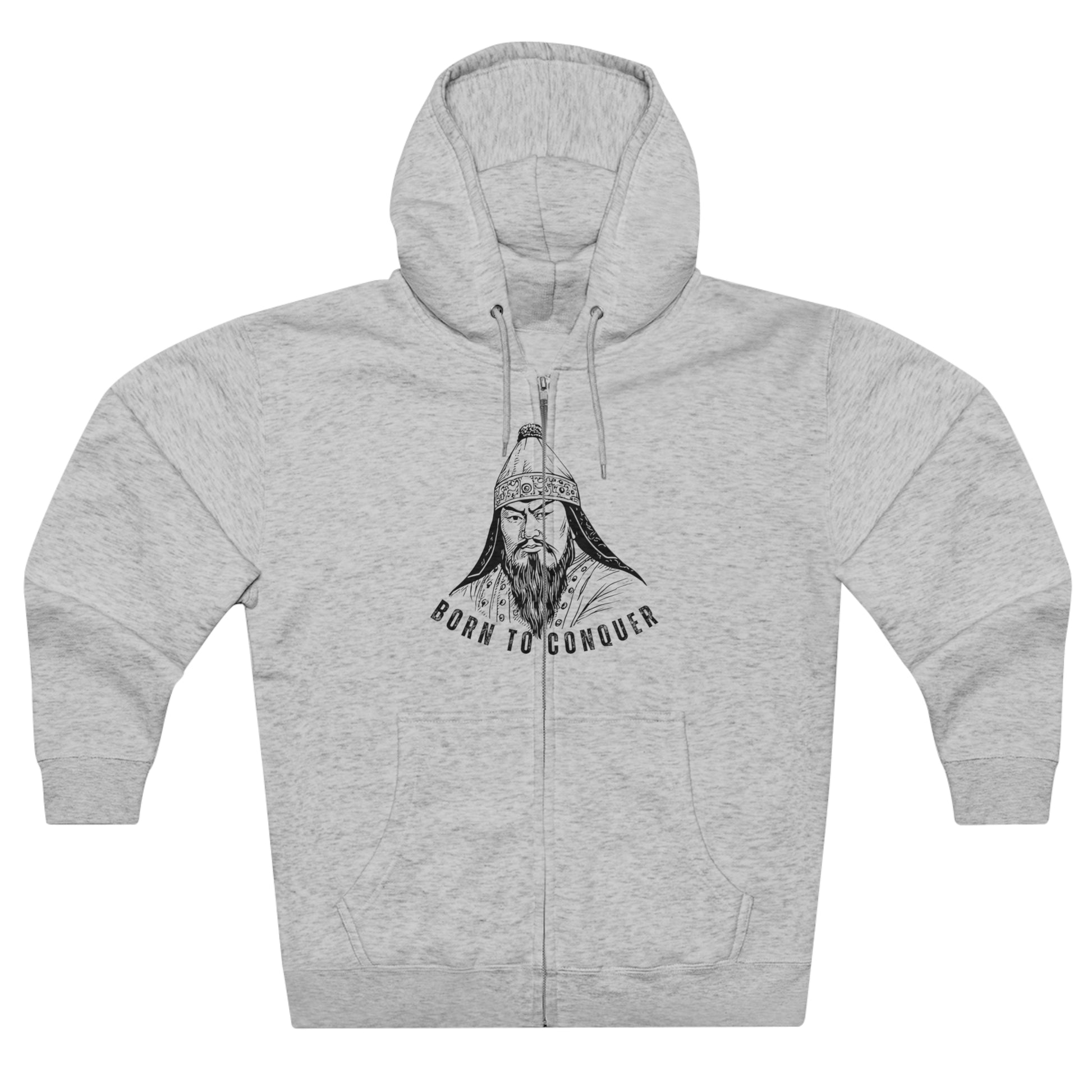 Born to Conquer Mongolia - Unisex Zip Hoodie