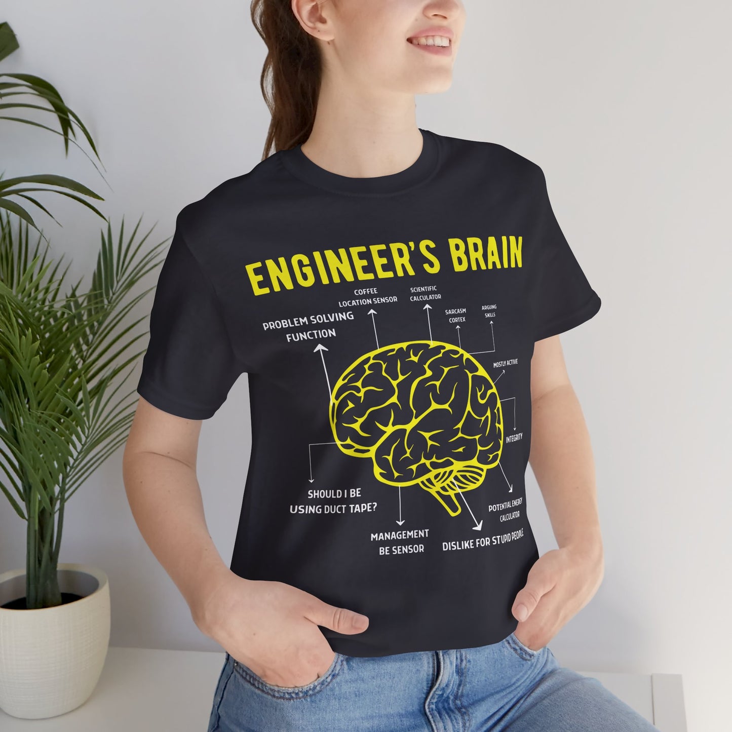 Engineer's Brain - Unisex Jersey Short Sleeve Tee - 13536