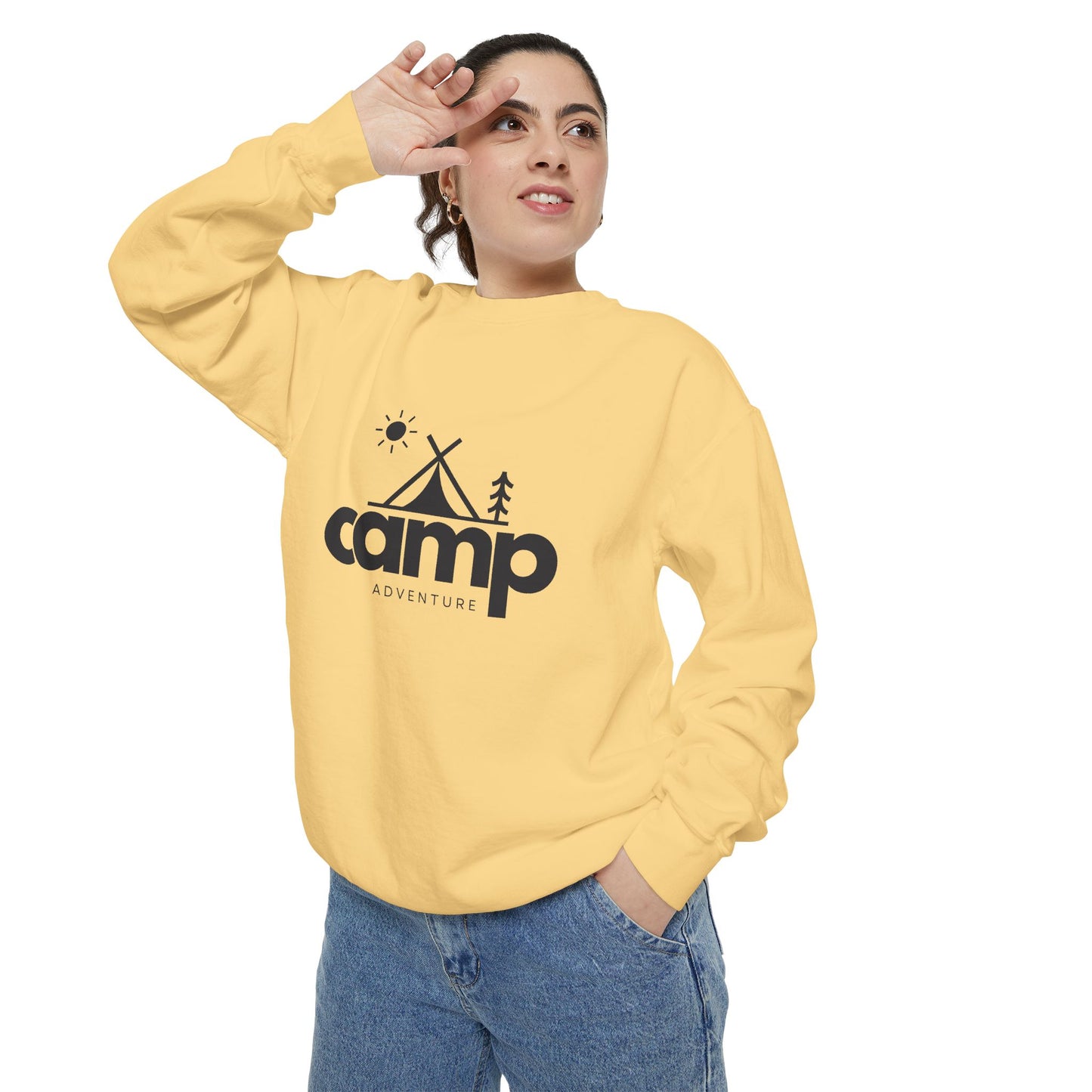 Camp Adventure - Unisex Garment-Dyed Sweatshirt - 10616