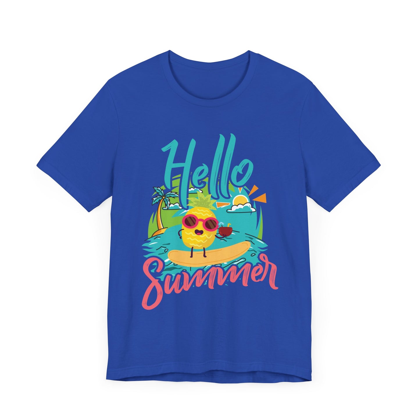 Hello Summer - Unisex Jersey Short Sleeve Tee - 13088