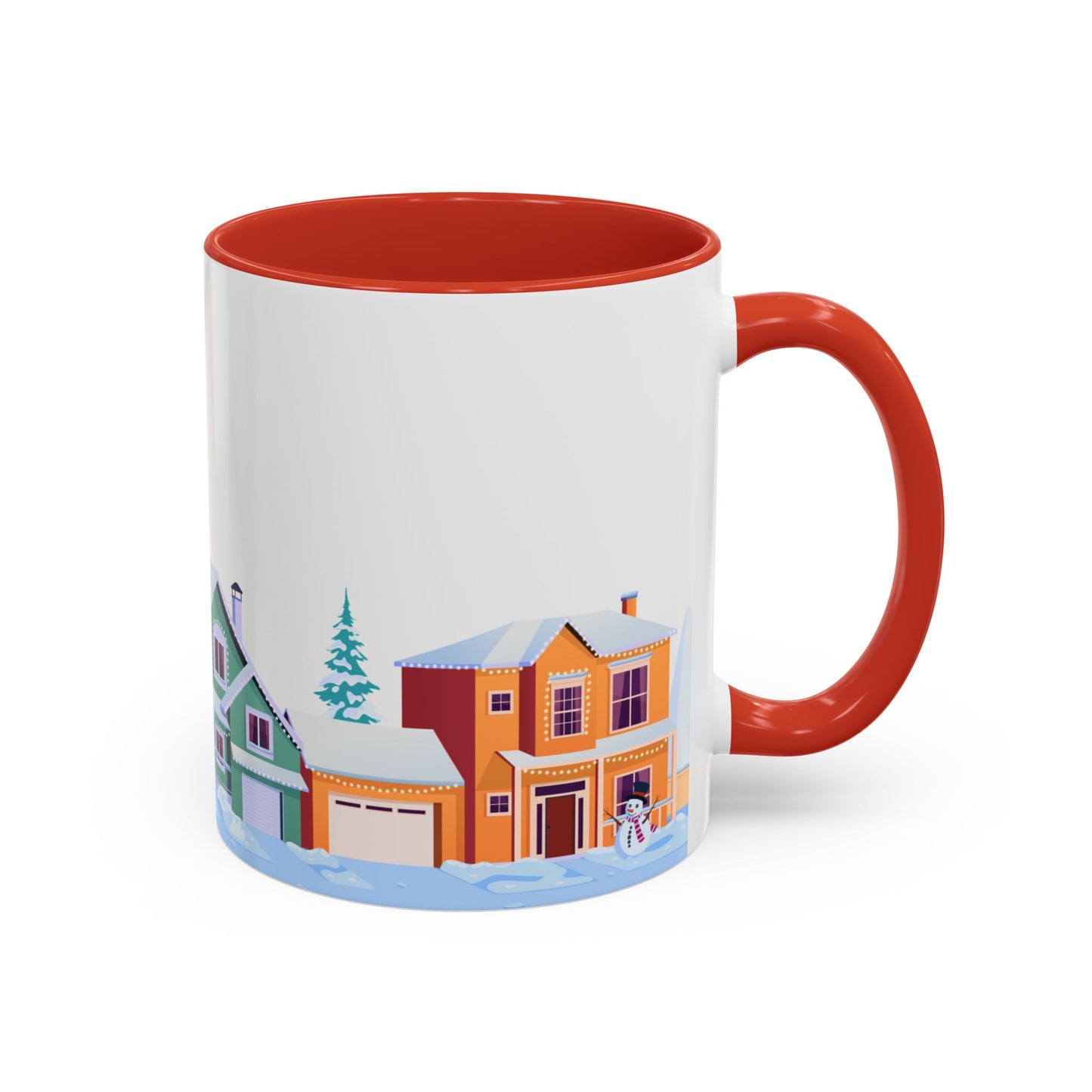 Winter Houses - Accent Coffee Mug (11, 15oz) - 10441