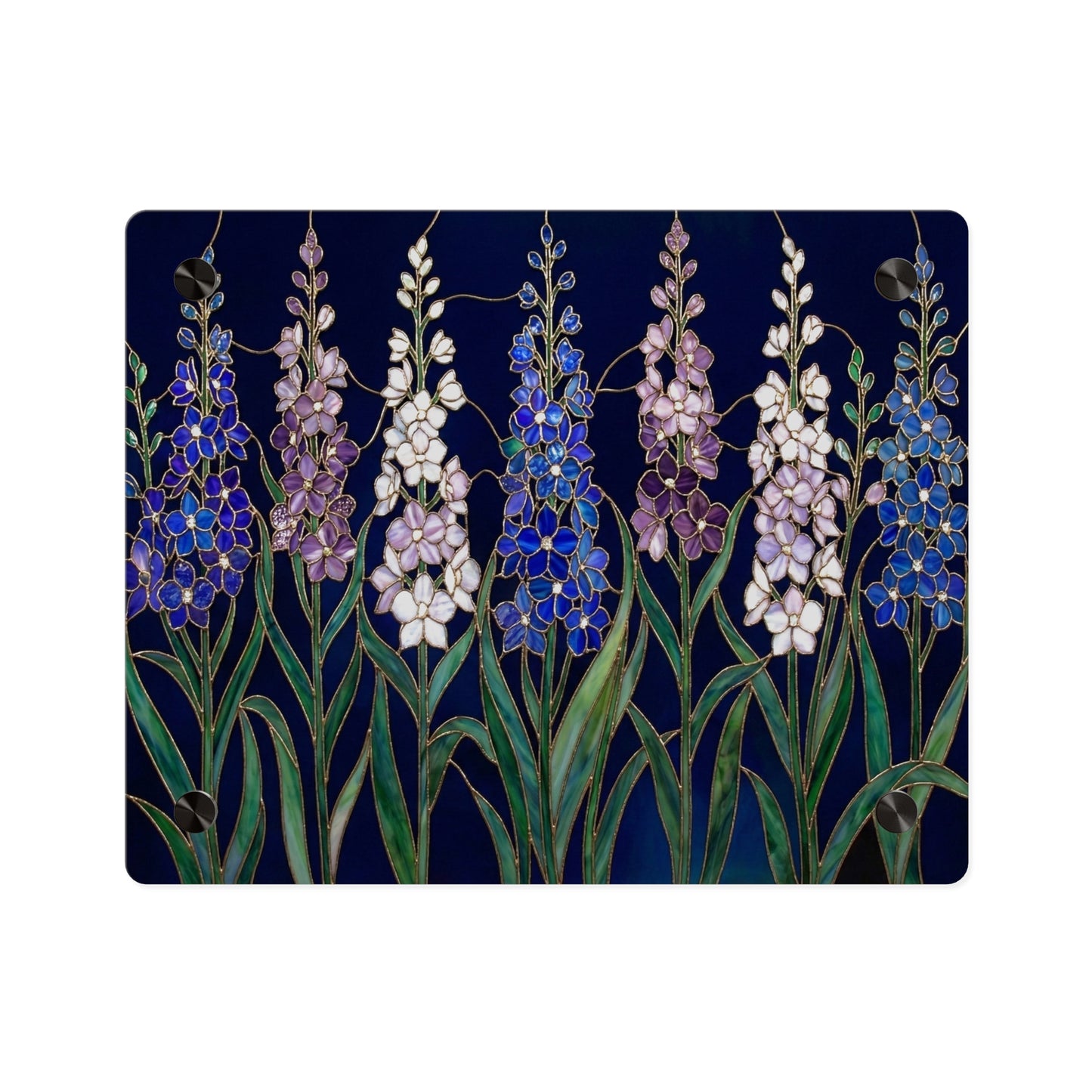 Larkspur Floral Acrylic Wall Art — 14605