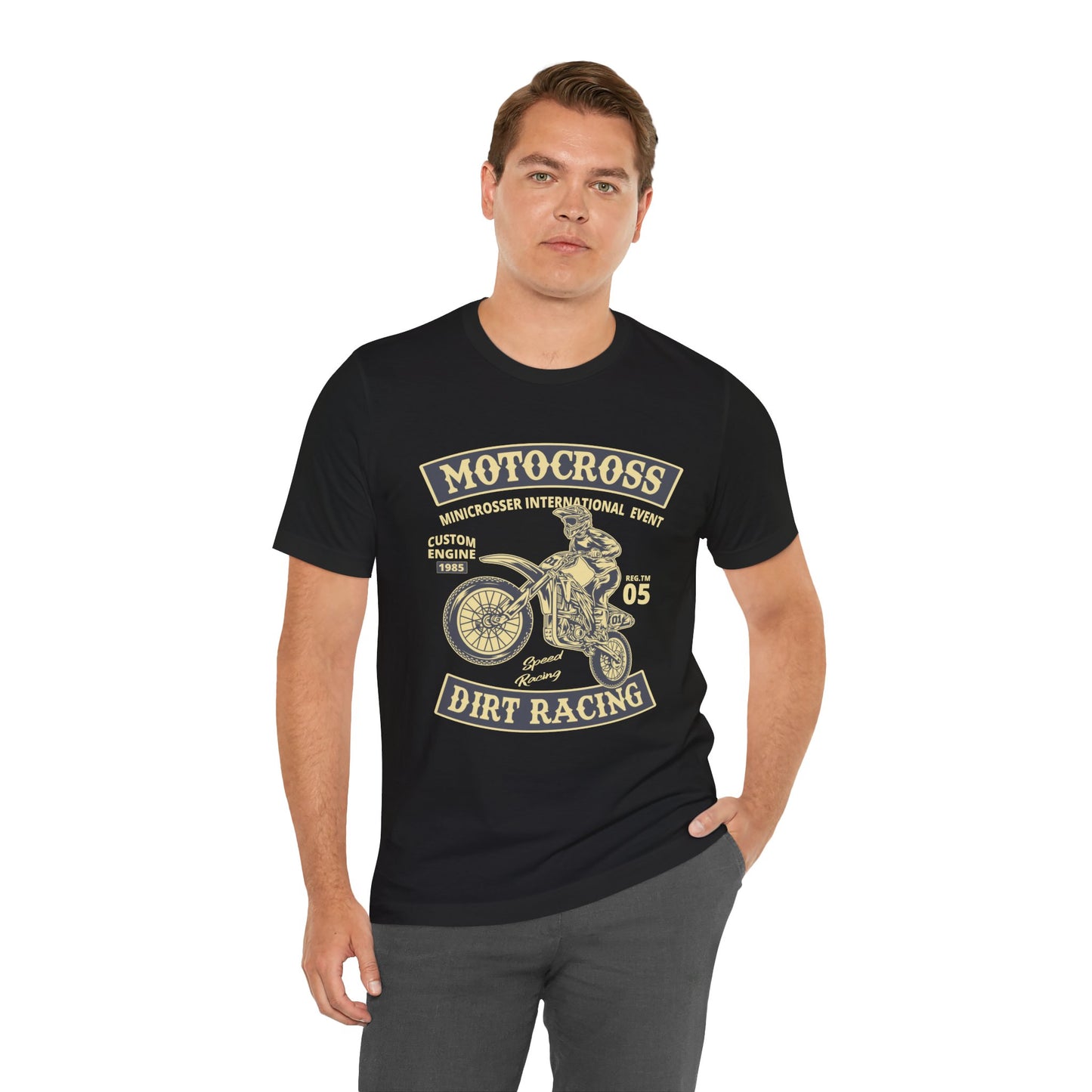 Motocross, Dirt Racing - Unisex Jersey Short Sleeve Tee - 13147