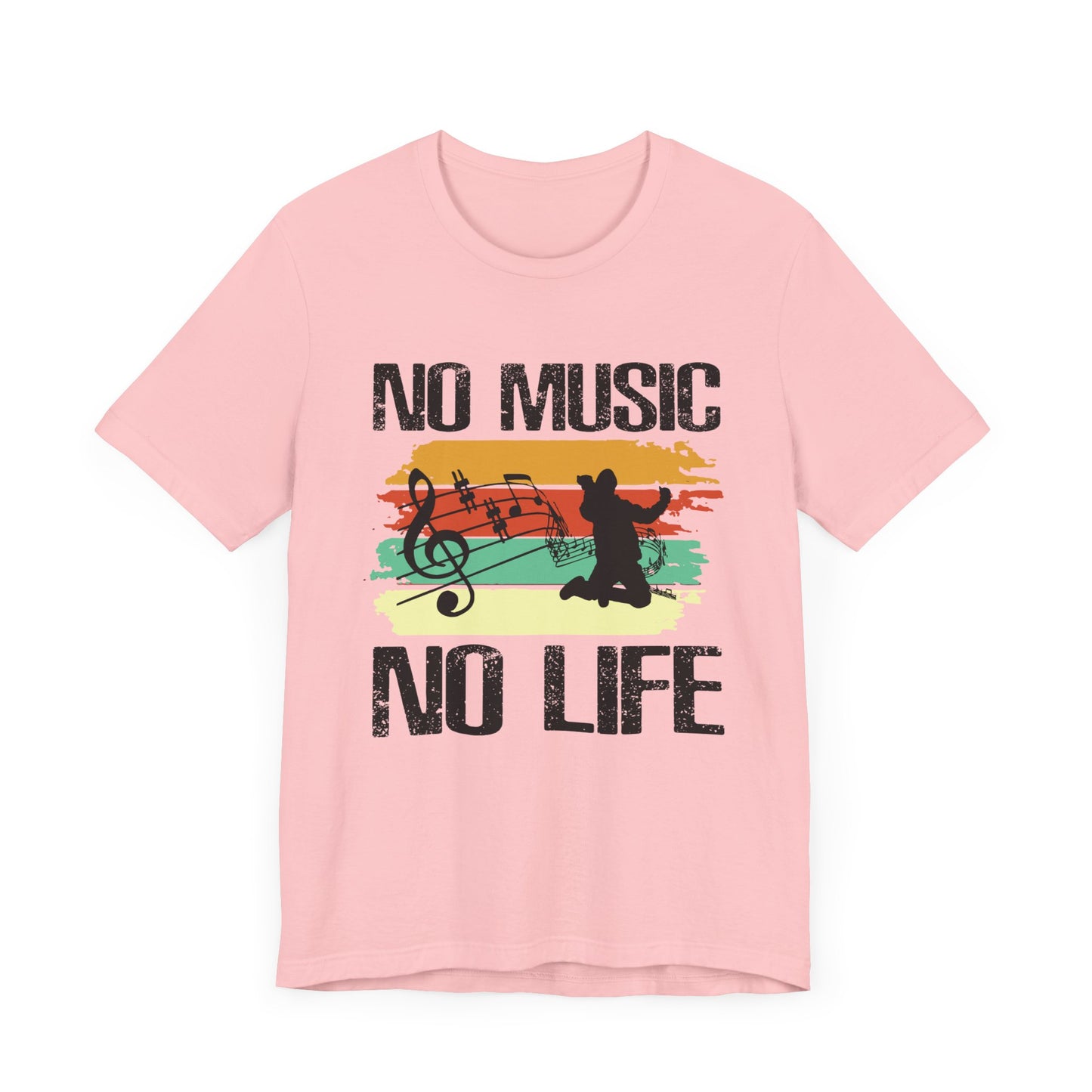 No Music No Life - Unisex Jersey Short Sleeve Tee