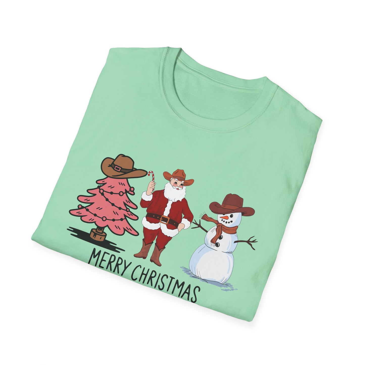 Cowboy's Christmas - Unisex Softstyle T-Shirt - 10349