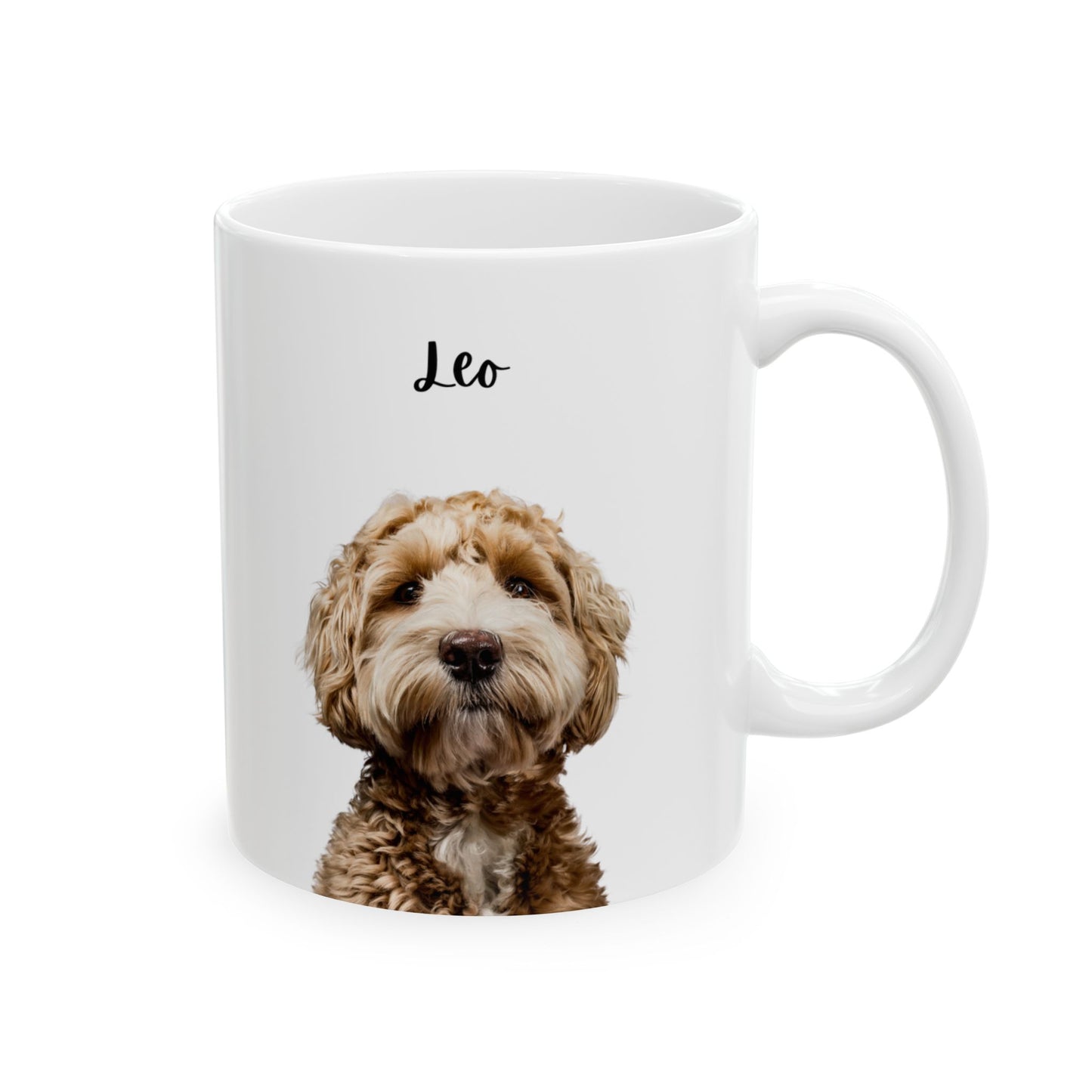 Personalized Pet Lover Ceramic Mug, Dog Lover Gift, Cute Coffee Cup, Animal Lover Mug, Customizable Pet Mug - 14172