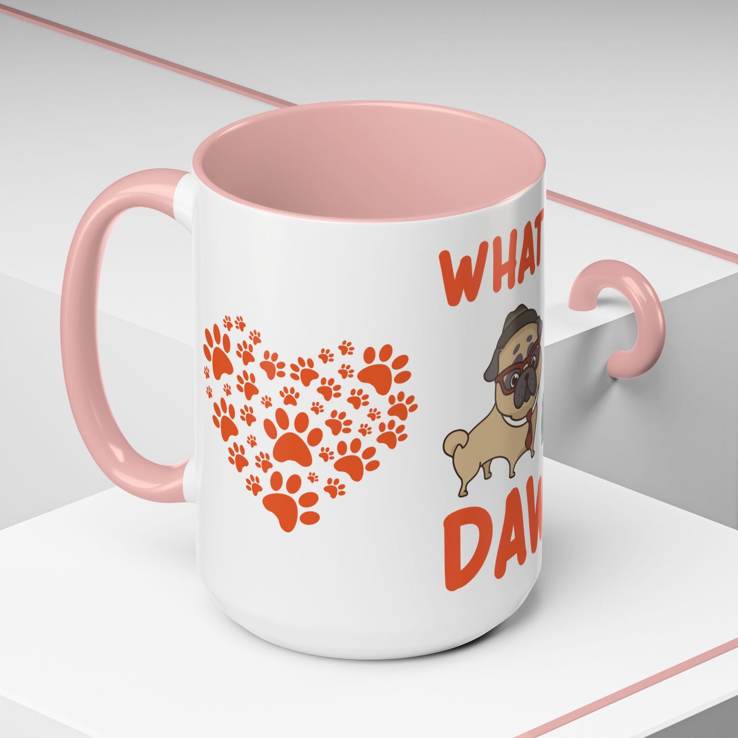 What up, Dawg - Accent Coffee Mug (11, 15oz)