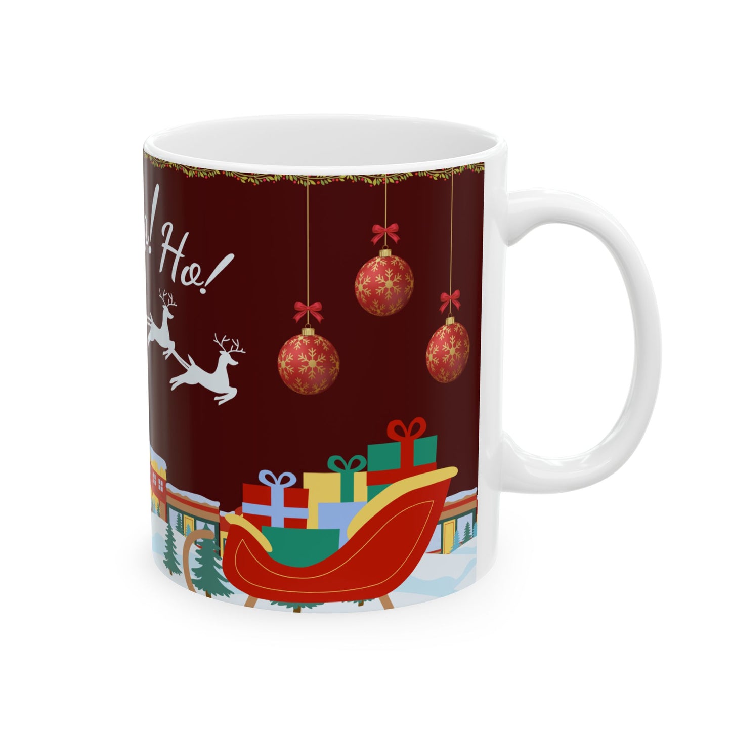 Christmas, Ho Ho Ho - Ceramic Mug, (11oz, 15oz) - 11072