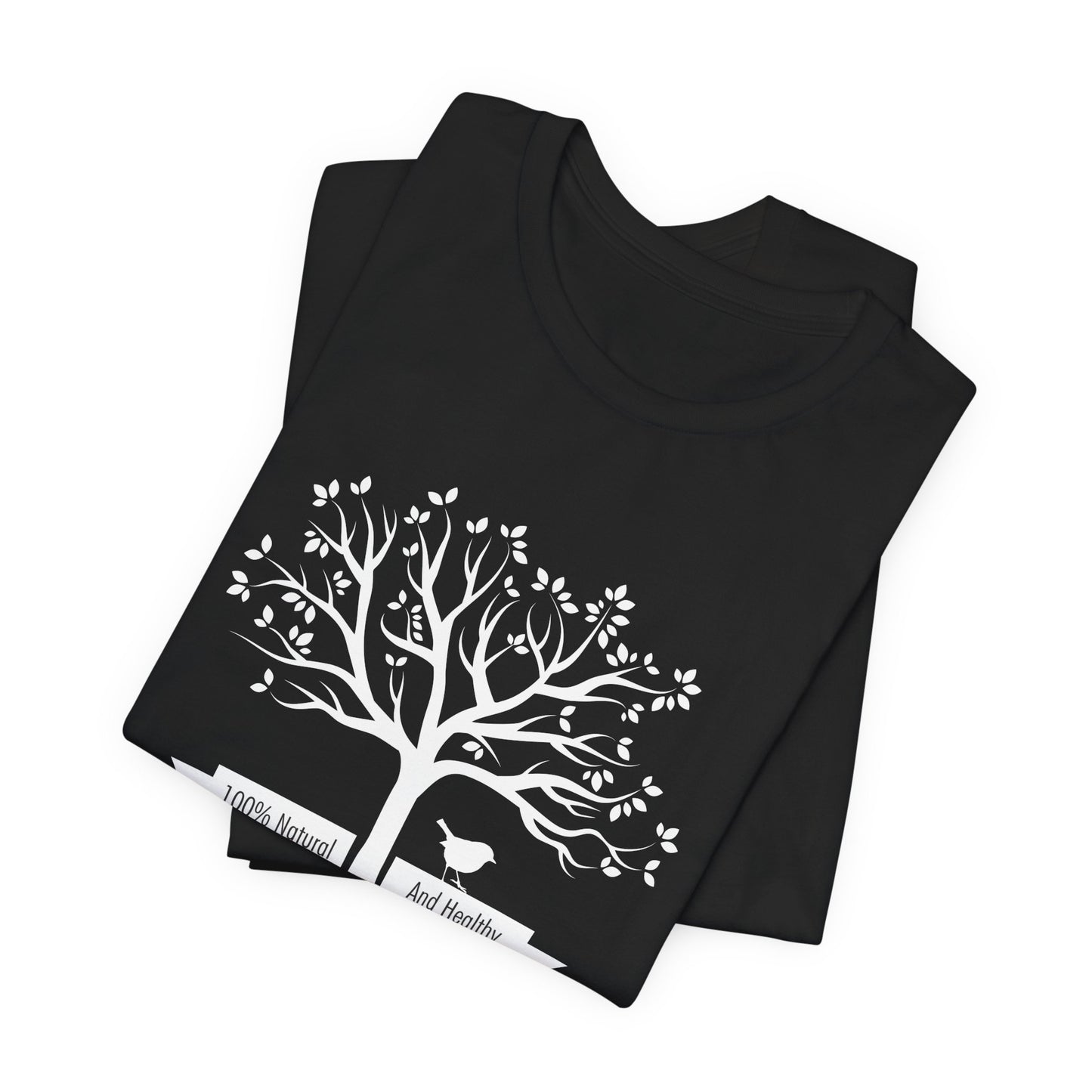 Vegan: 100% Natural And Healthy, Raised By Veggies - Unisex Jersey Short Sleeve Tee - 12396