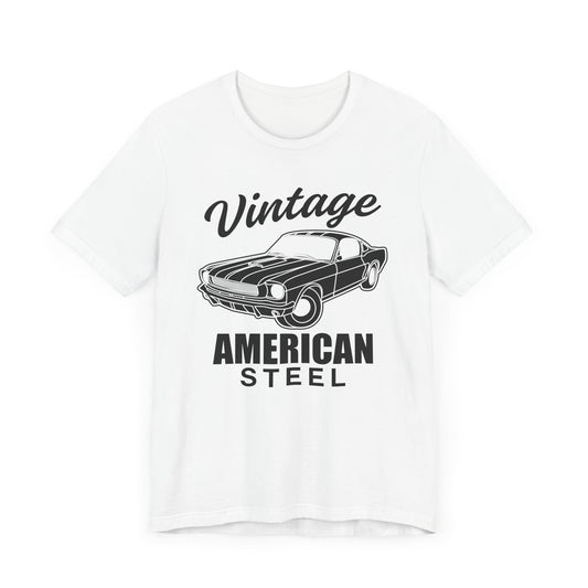 Vintage American Steel - Unisex Jersey Short Sleeve Tee - 13032