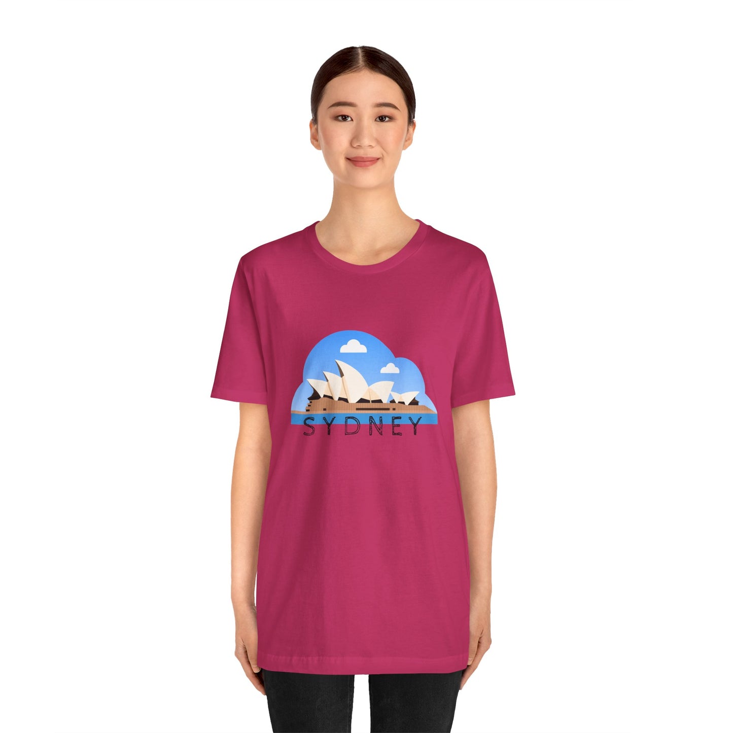 Sydney Graphic Unisex Jersey Tee - Coastal Vibes T-Shirt - 12044