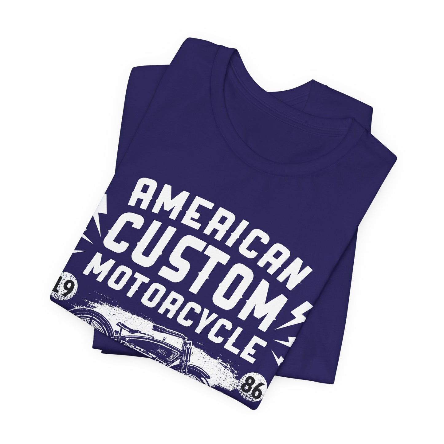 American Custom Motorcycle - Unisex Jersey Short Sleeve Tee - 13402