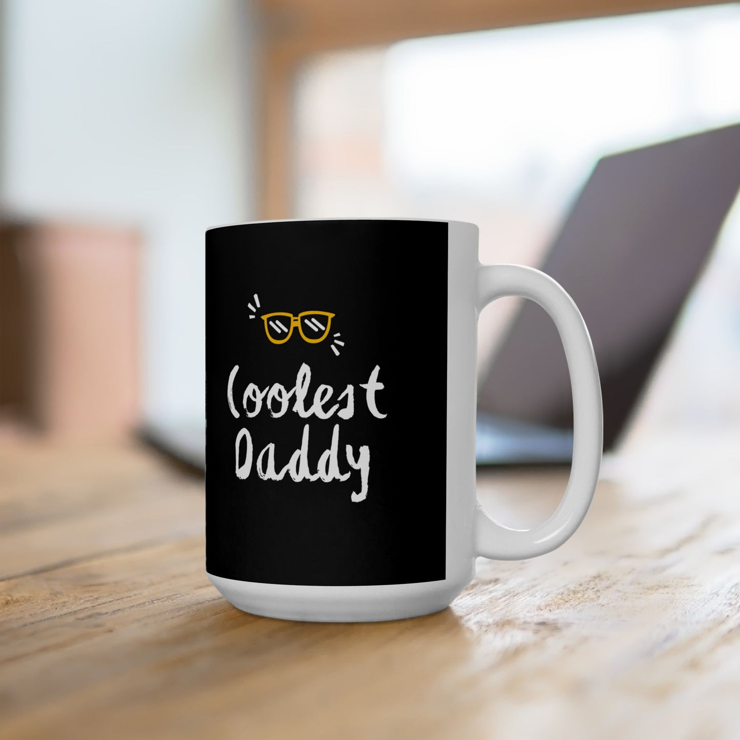 Father's Day Ceramic Mug, Unique Coffee Cup Gift, Dad's Special Mug, Family Bonding, Holiday Present - 14010