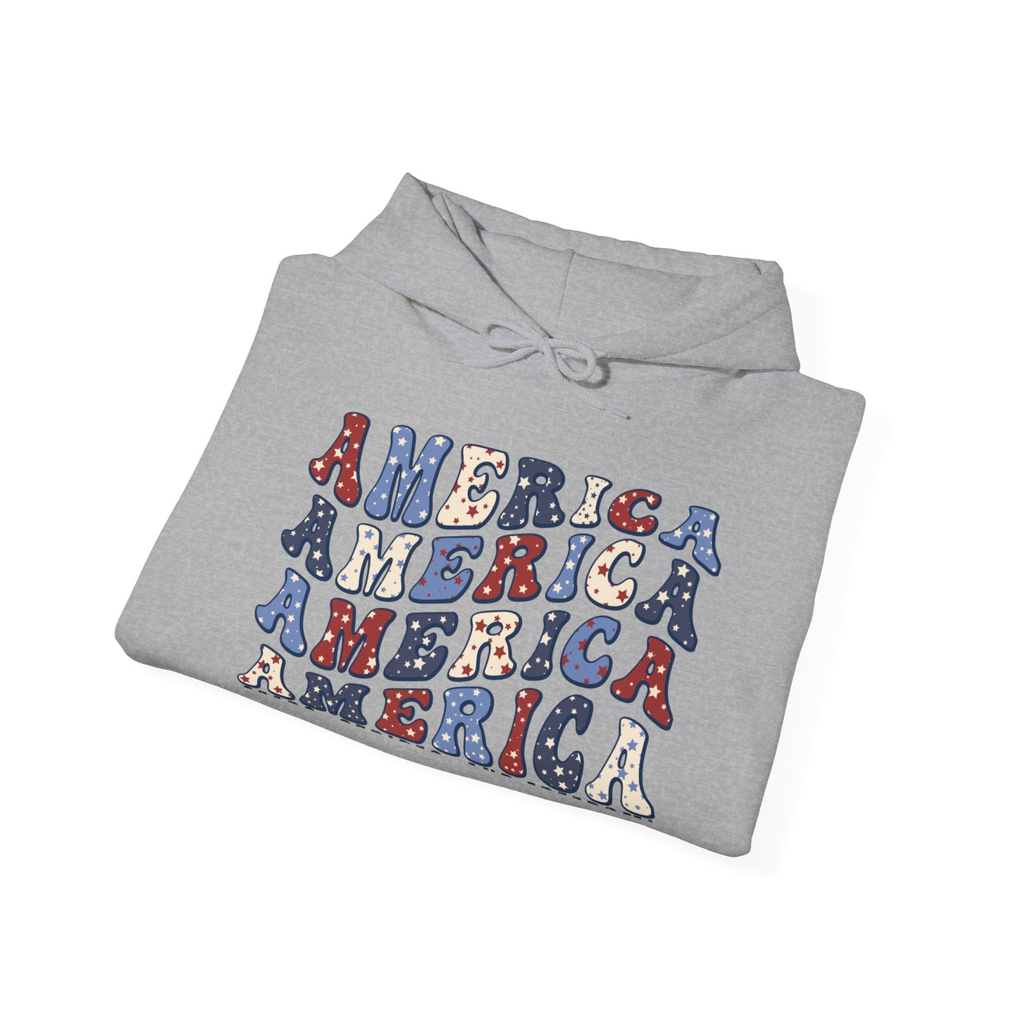 July 4, America - Unisex Heavy Blend™ Hooded Sweatshirt