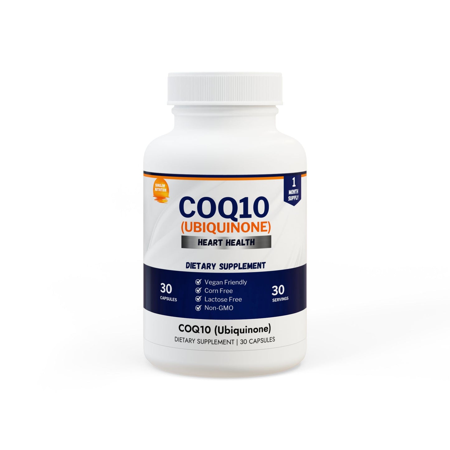 CoQ10 (Ubiquinone) Supplement (30 Capsules)