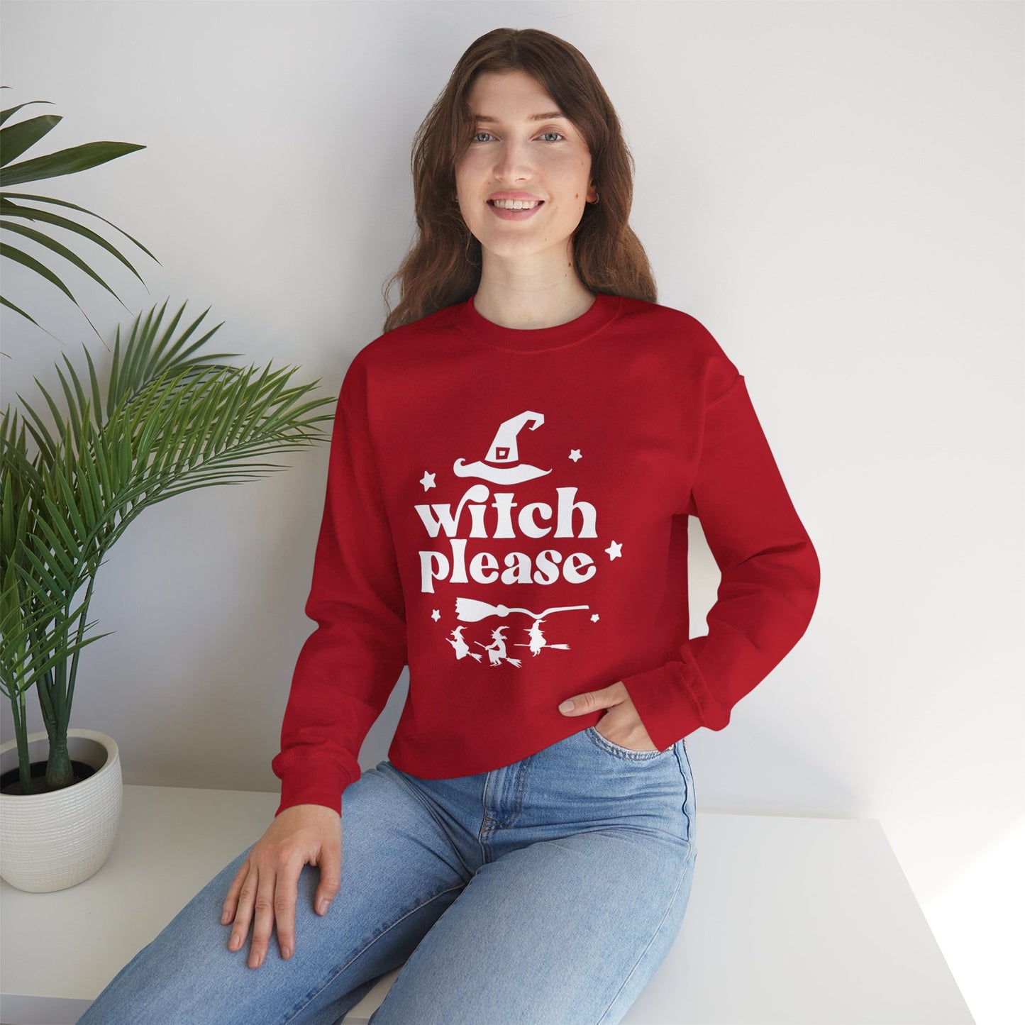 Witch, Please - Unisex Heavy Blend™ Crewneck Sweatshirt