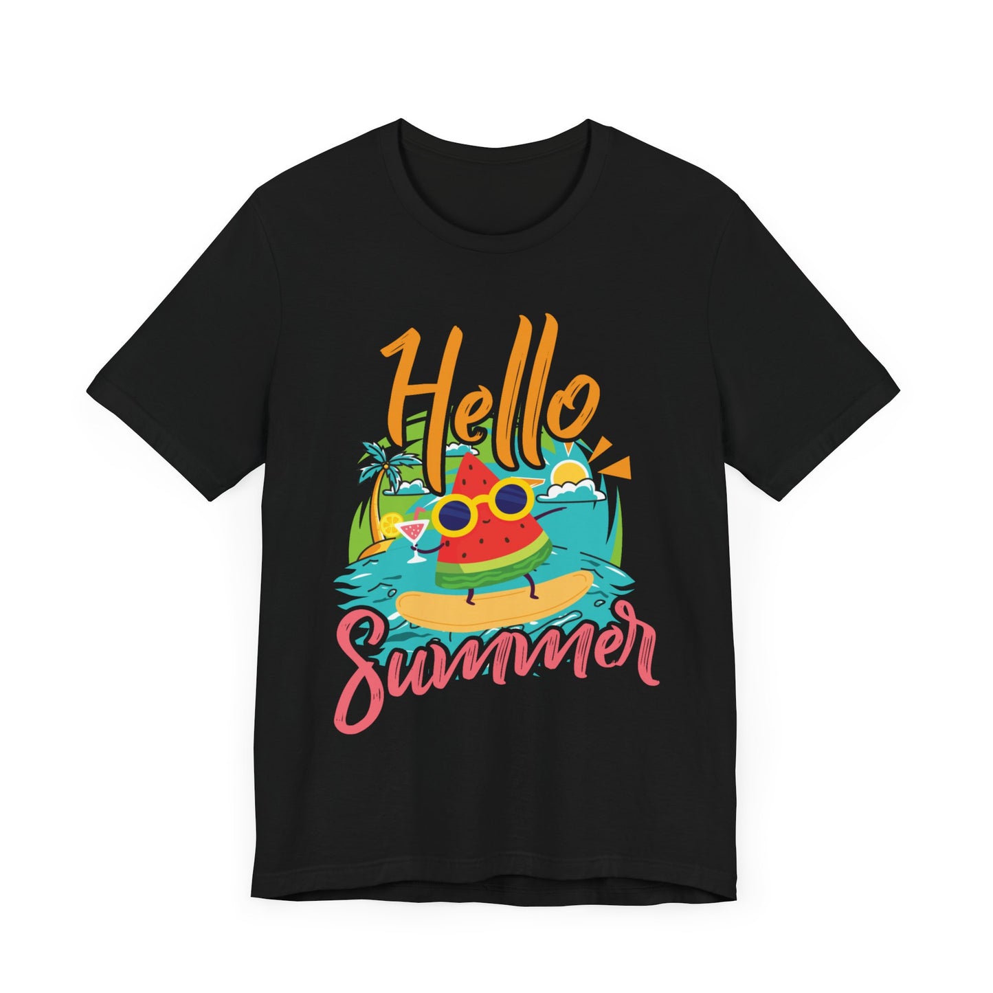 Hello Summer - Unisex Jersey Short Sleeve Tee - 13089