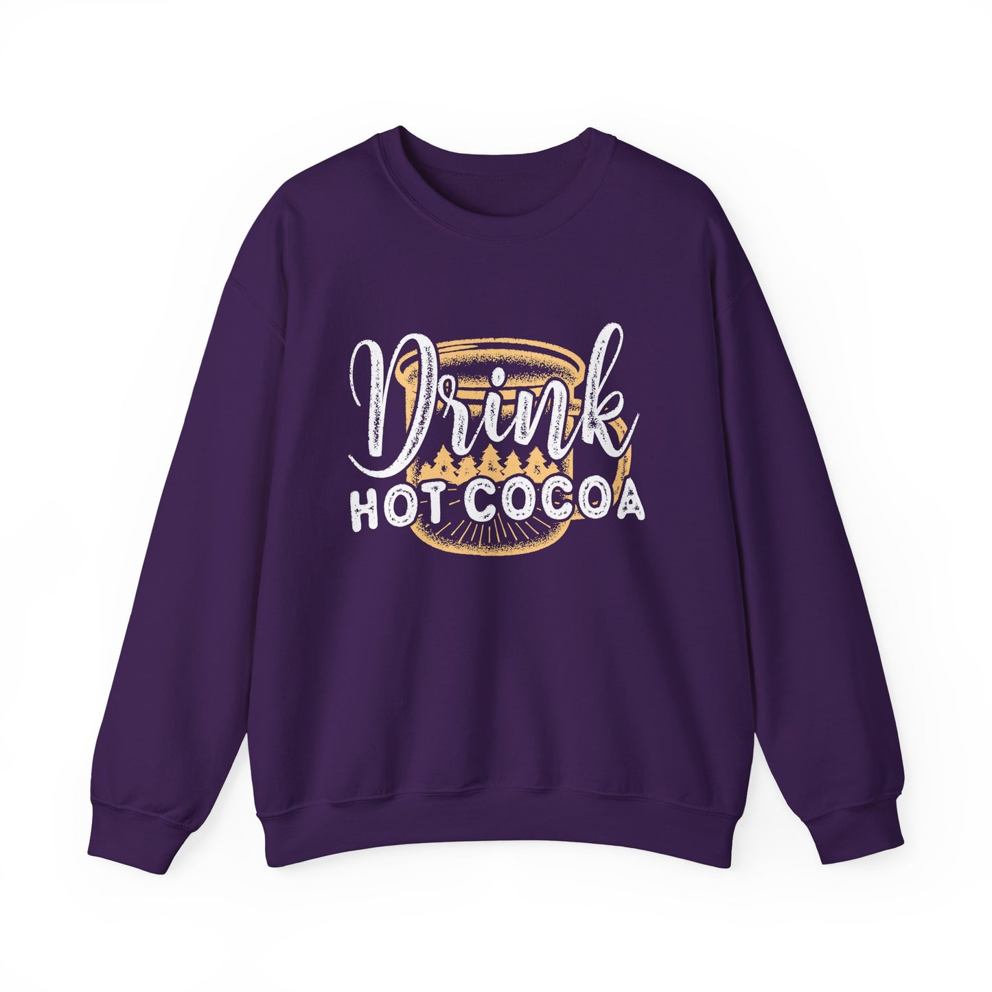 Drink Hot Cocoa - Unisex Heavy Blend™ Crewneck Sweatshirt