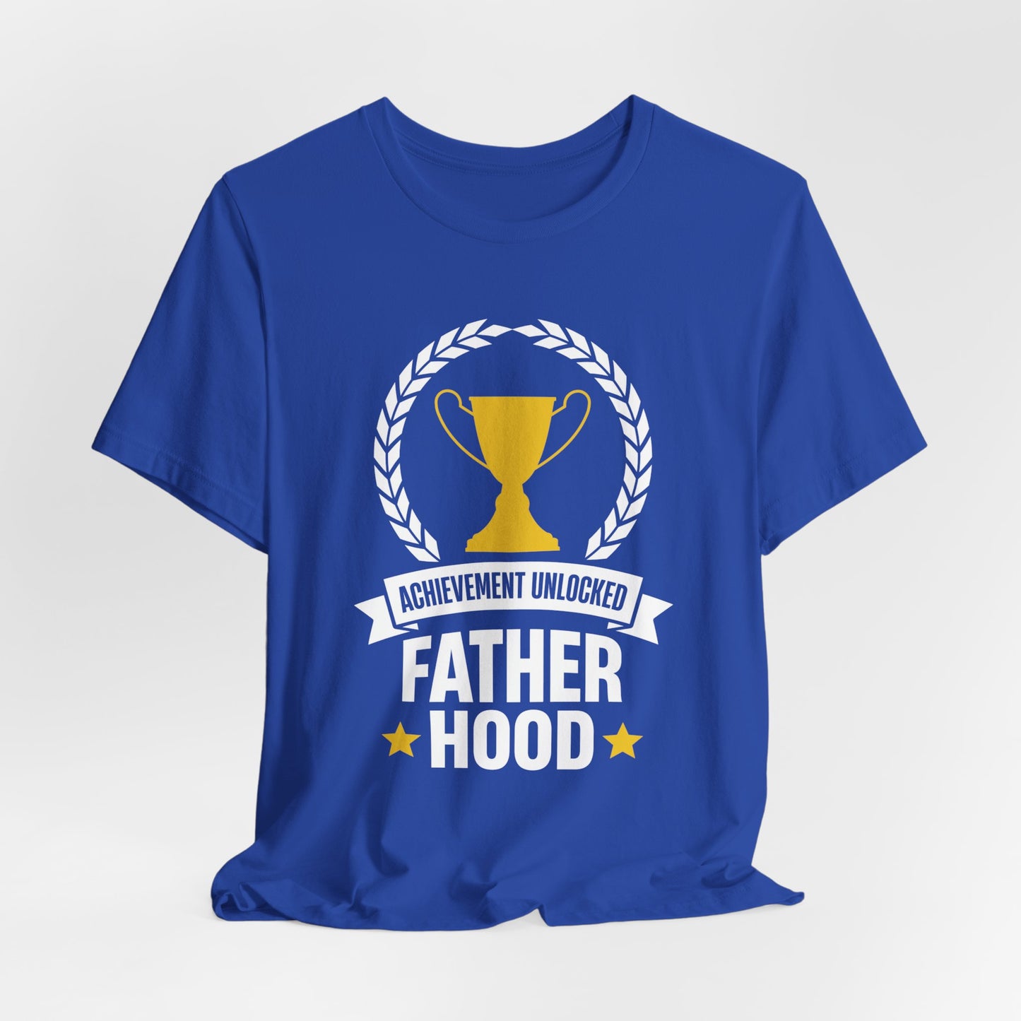 Achievement Unlocked, Fatherhood - Unisex Jersey Short Sleeve Tee