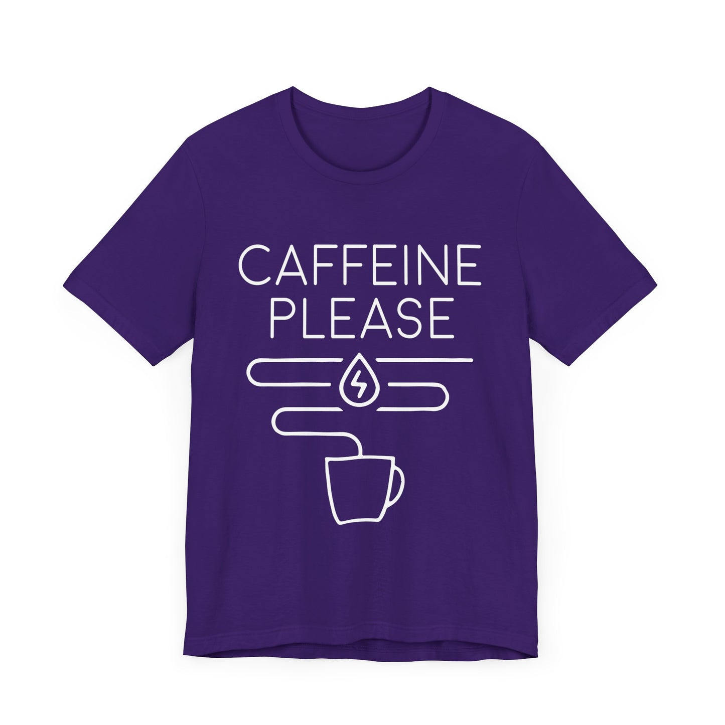 Coffee: Caffeine Please - Unisex Jersey Short Sleeve Tee