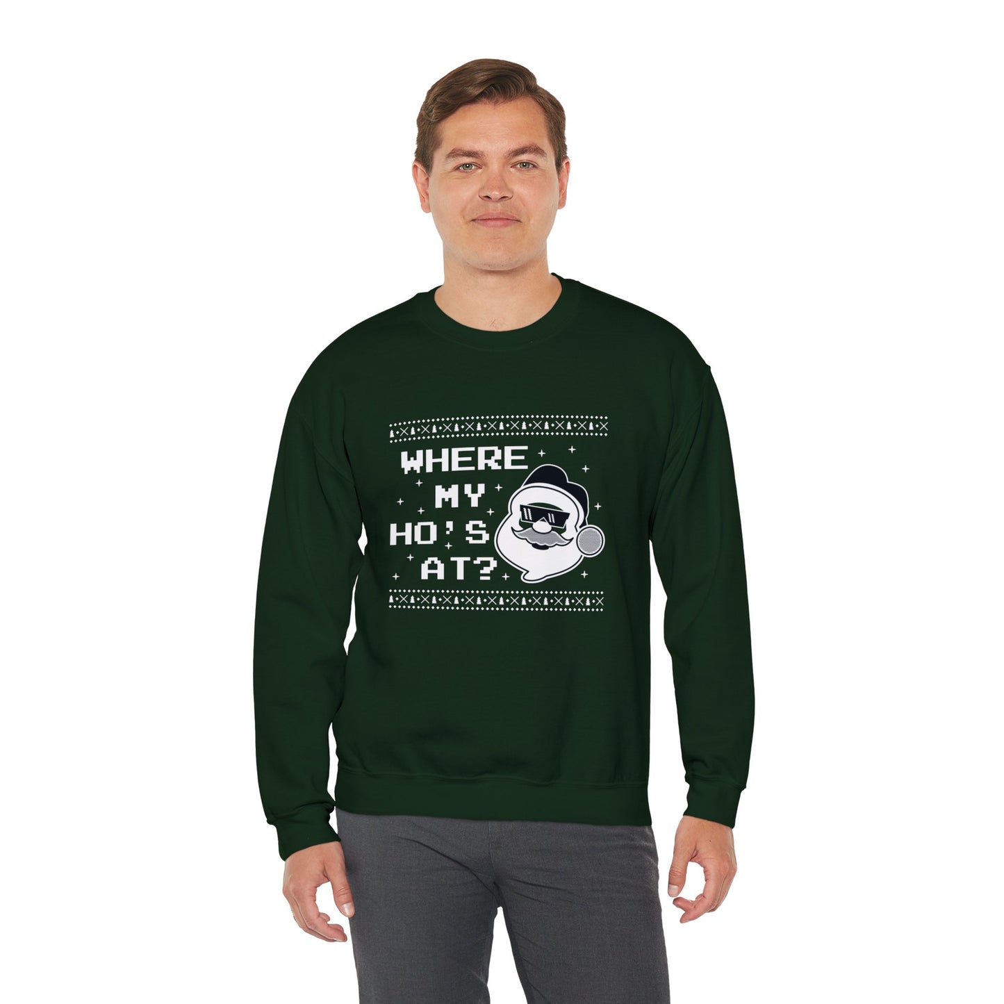 Where My Ho's At?  - Unisex Heavy Blend™ Crewneck Sweatshirt