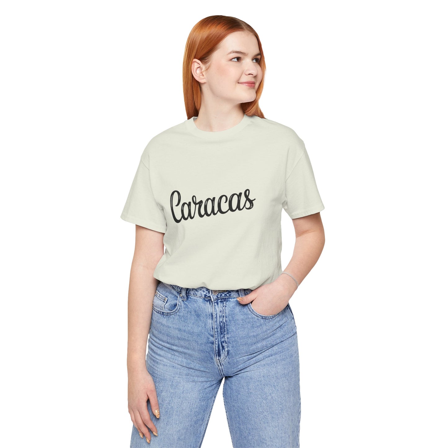 Caracas Unisex Jersey Short Sleeve Tee - Casual Graphic T-Shirt for Everyday Wear - 12270