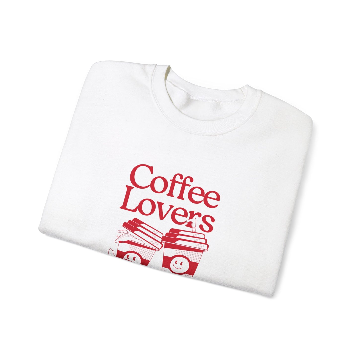 Coffee Lovers, More Love, Less Hate - Unisex Heavy Blend™ Crewneck Sweatshirt - 11313