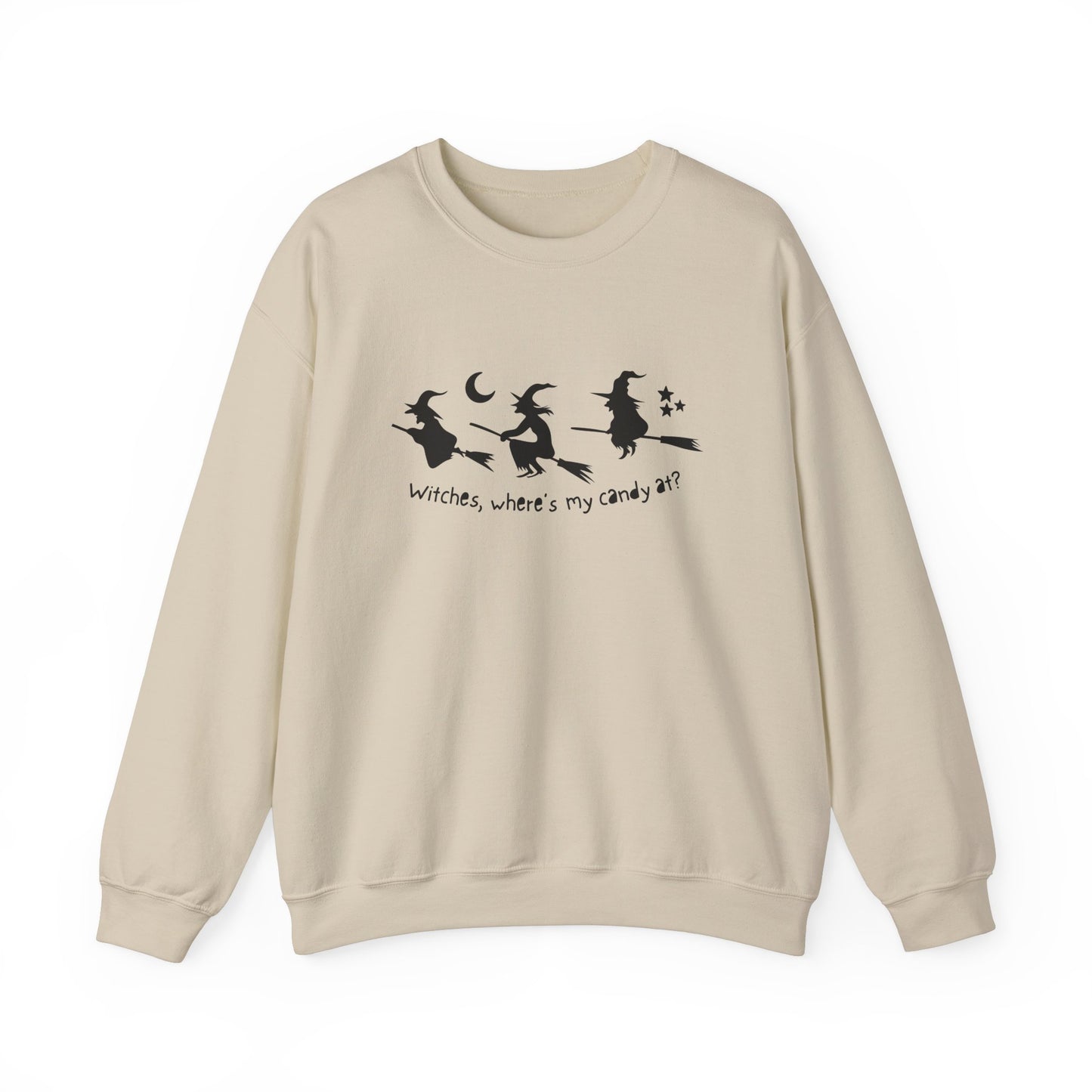 Witches, Where's Mt Candy At? - Unisex Heavy Blend™ Crewneck Sweatshirt