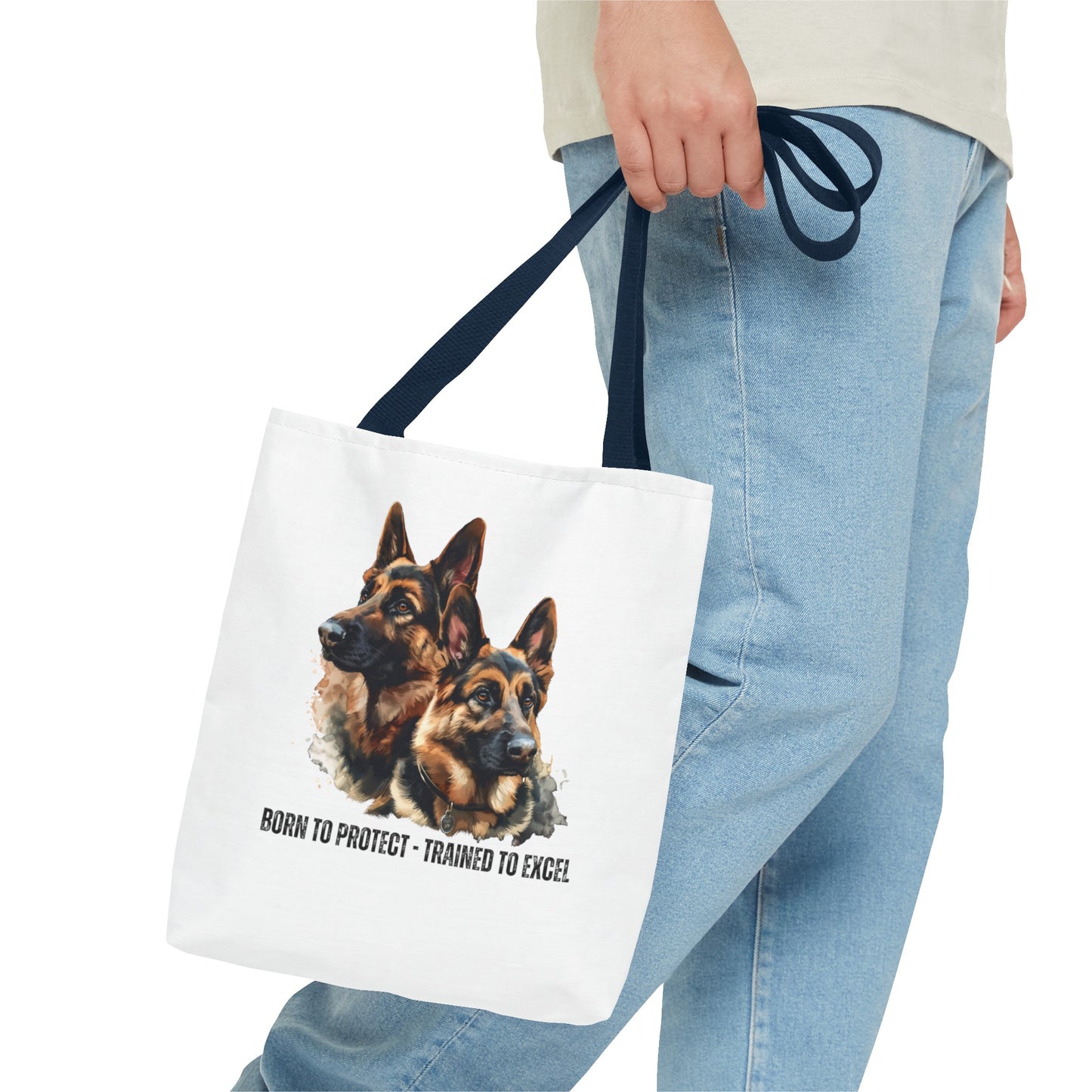 German Shepherds: Born to Protect - Tote Bag