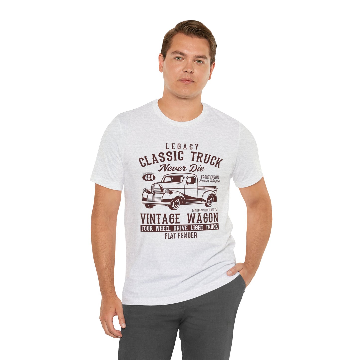 Legacy Classic Truck Never Die - Unisex Jersey Short Sleeve Tee - 12898