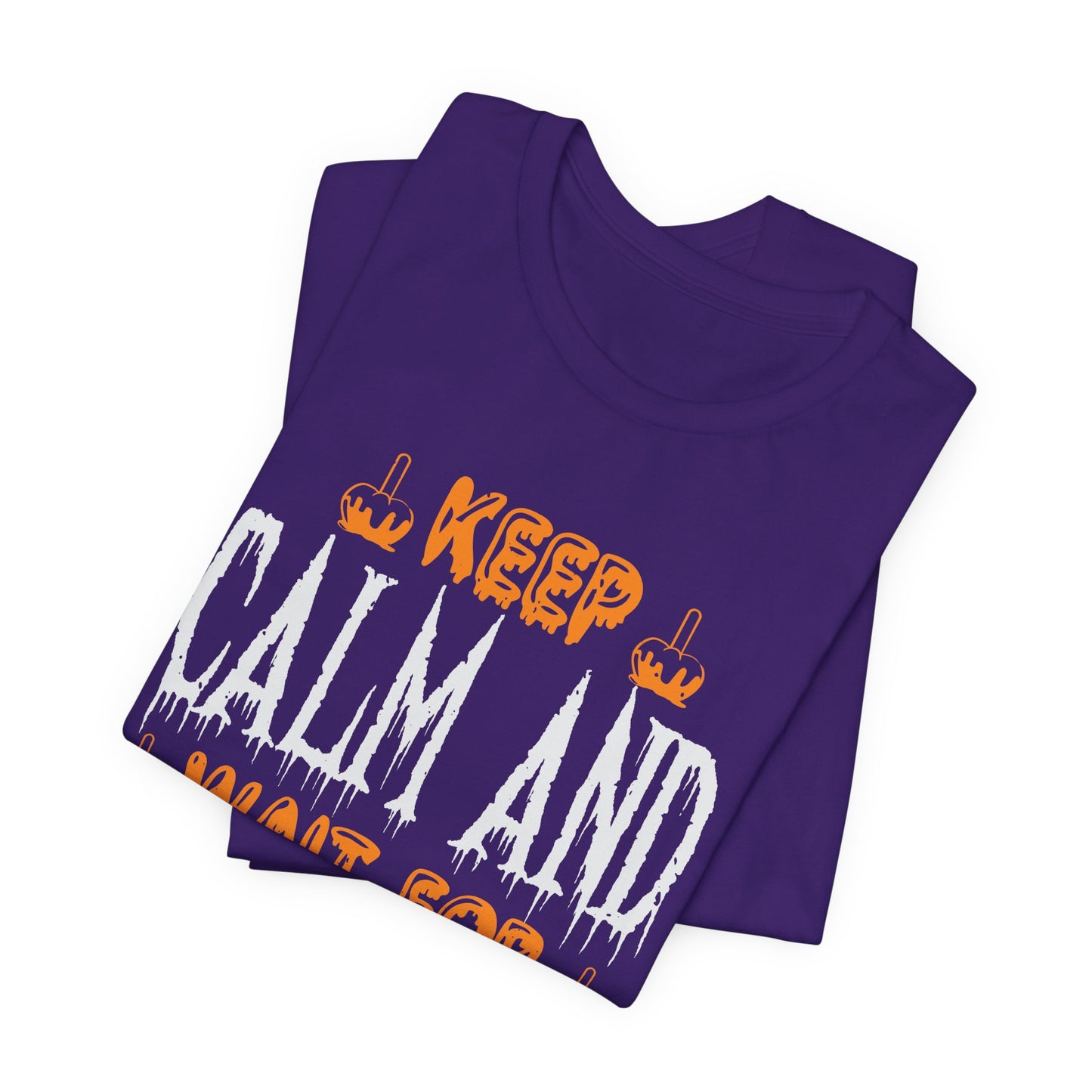 Keep Calm and Wait for Halloween - Unisex Jersey Short Sleeve Tee - 12480