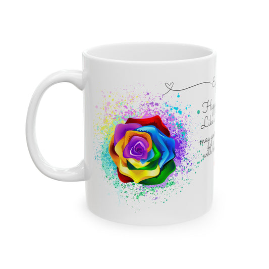 Sweet 16, June, Roses, Customized Ceramic Mug, (11oz, 15oz)