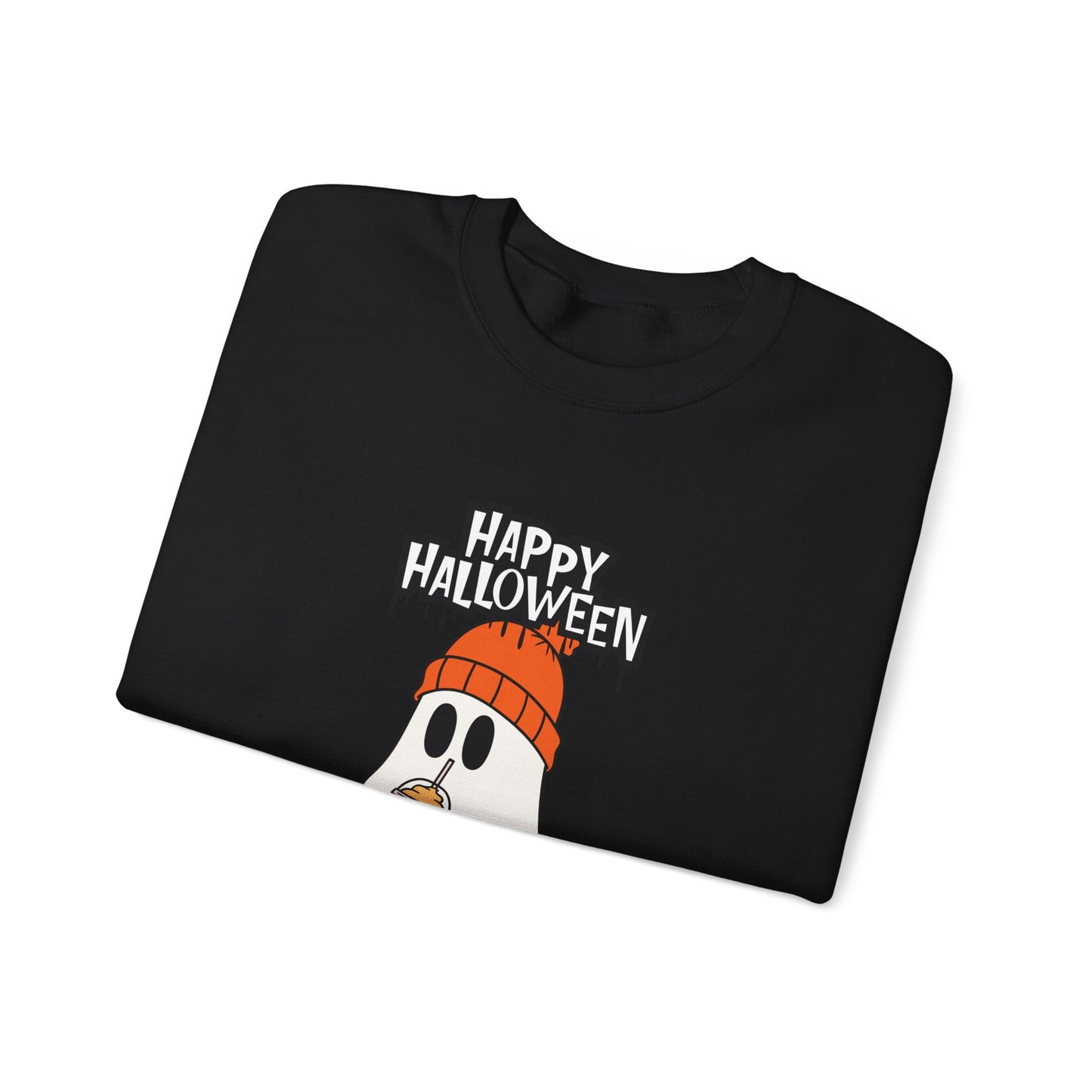 Happy Halloween, Ghost - Unisex Heavy Blend™ Crewneck Sweatshirt