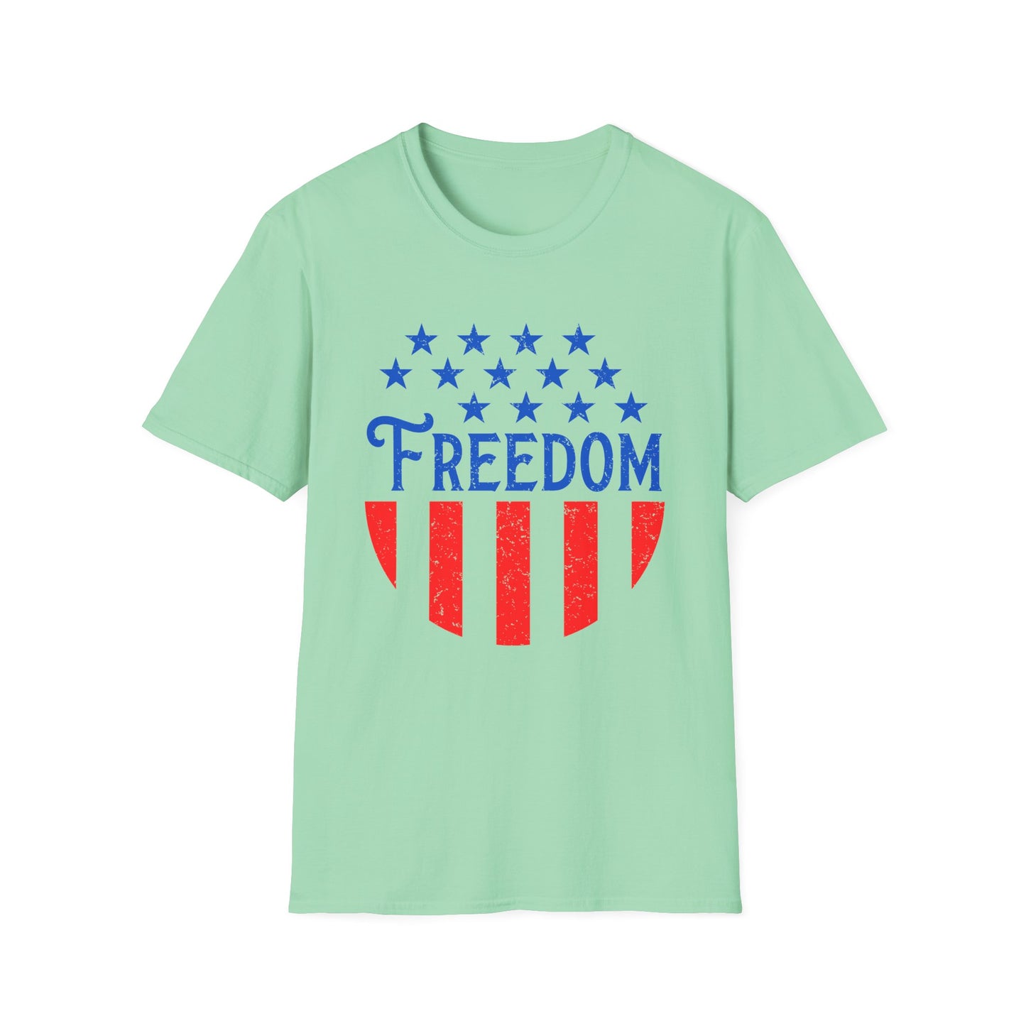 American Freedom Unisex T-Shirt - Patriot Tee, July 4th Celebration, Memorial Day Outfit, Independence Day Gift, Vintage Style Shirt - 13734