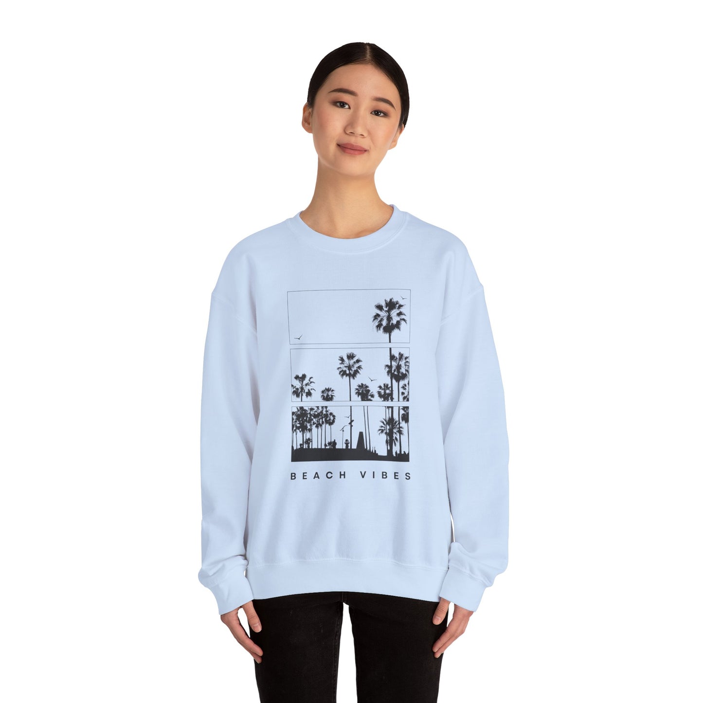 Beach Vibes - Unisex Heavy Blend™ Crewneck Sweatshirt - 10506