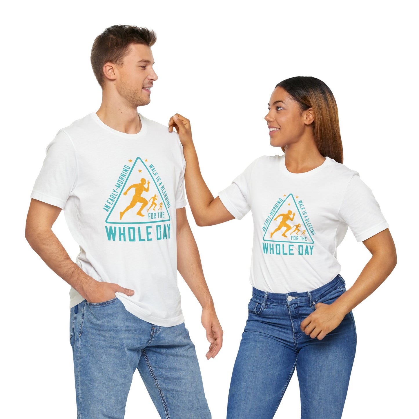 Walk is A Blessing For Whole Day - Unisex Jersey Short Sleeve Tee