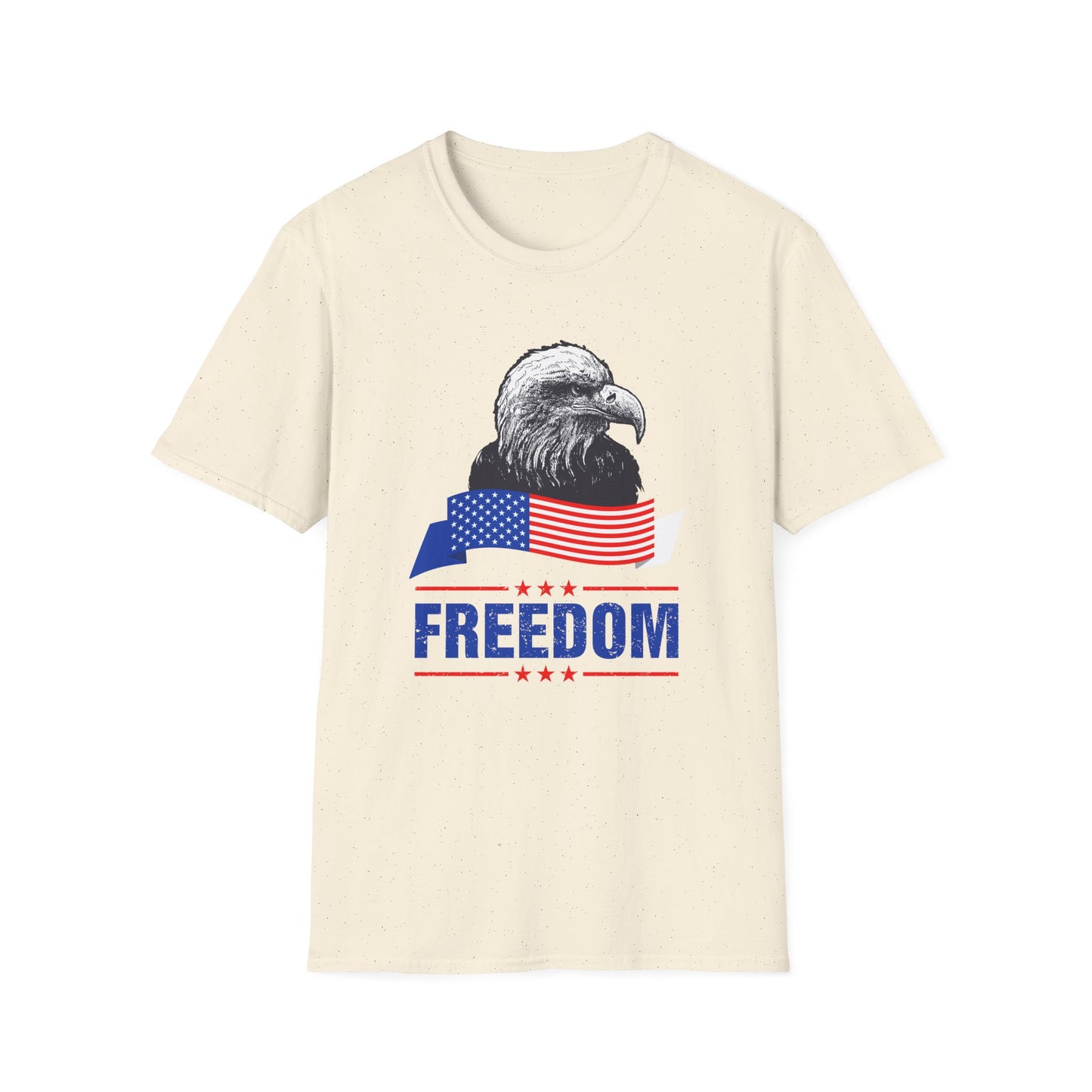 Eagle Freedom T-Shirt - Patriotic Tee for Independence Day, Memorial Day, Veteran's Day, Casual Wear, Gift for Freedom Lovers - 13738