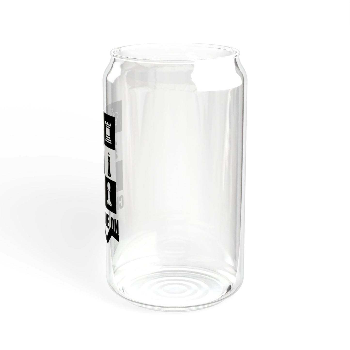Chess Mode On - Sipper Glass, 16oz - 10788